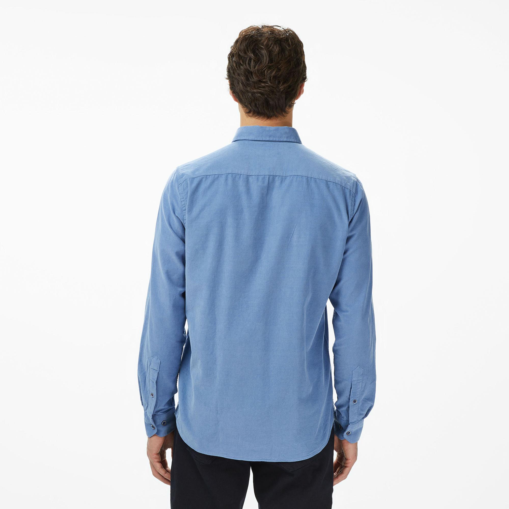 Nautica Erkek Mavi Classic Fit Gömlek