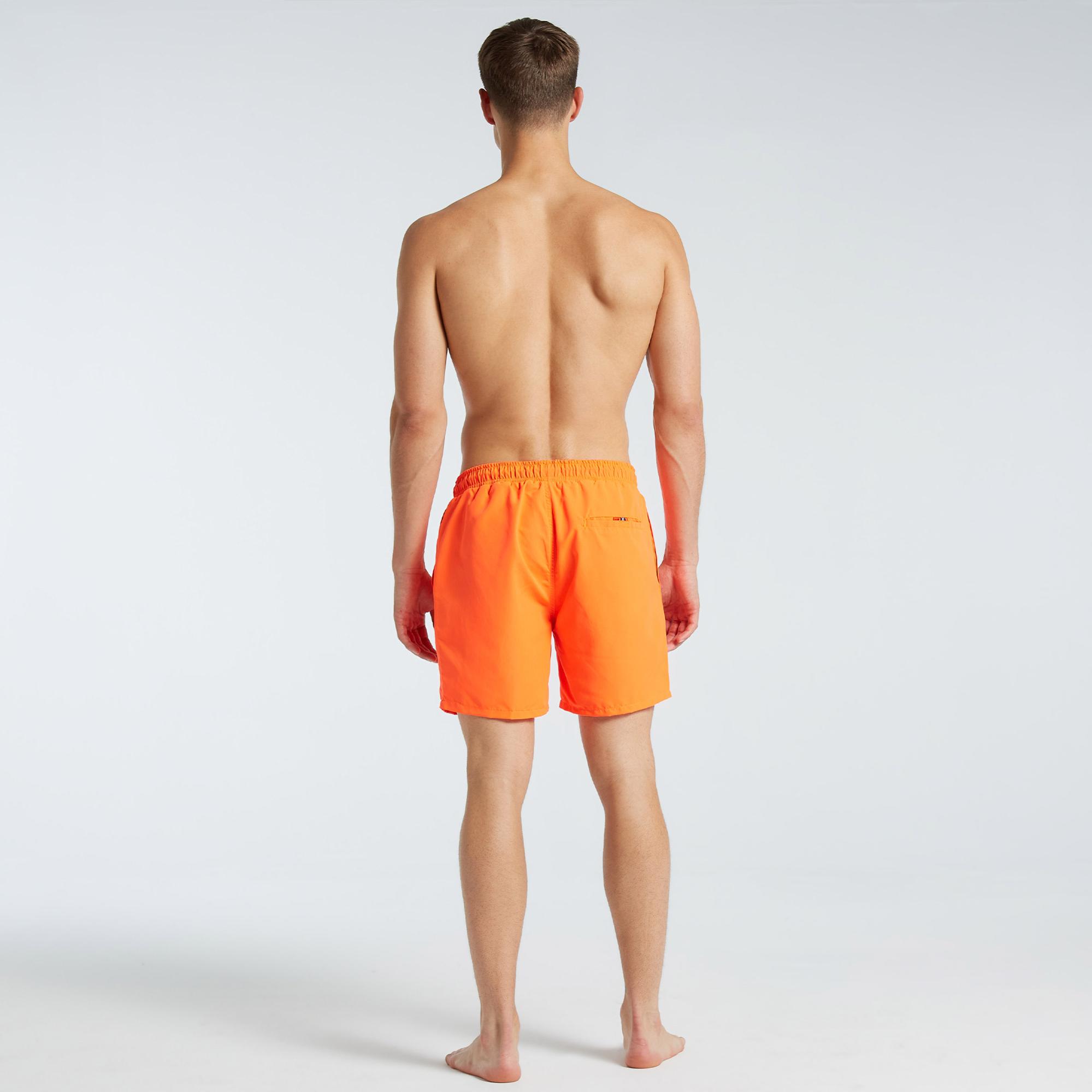 Nautica Erkek Turuncu Standart Fit Deniz Şortu