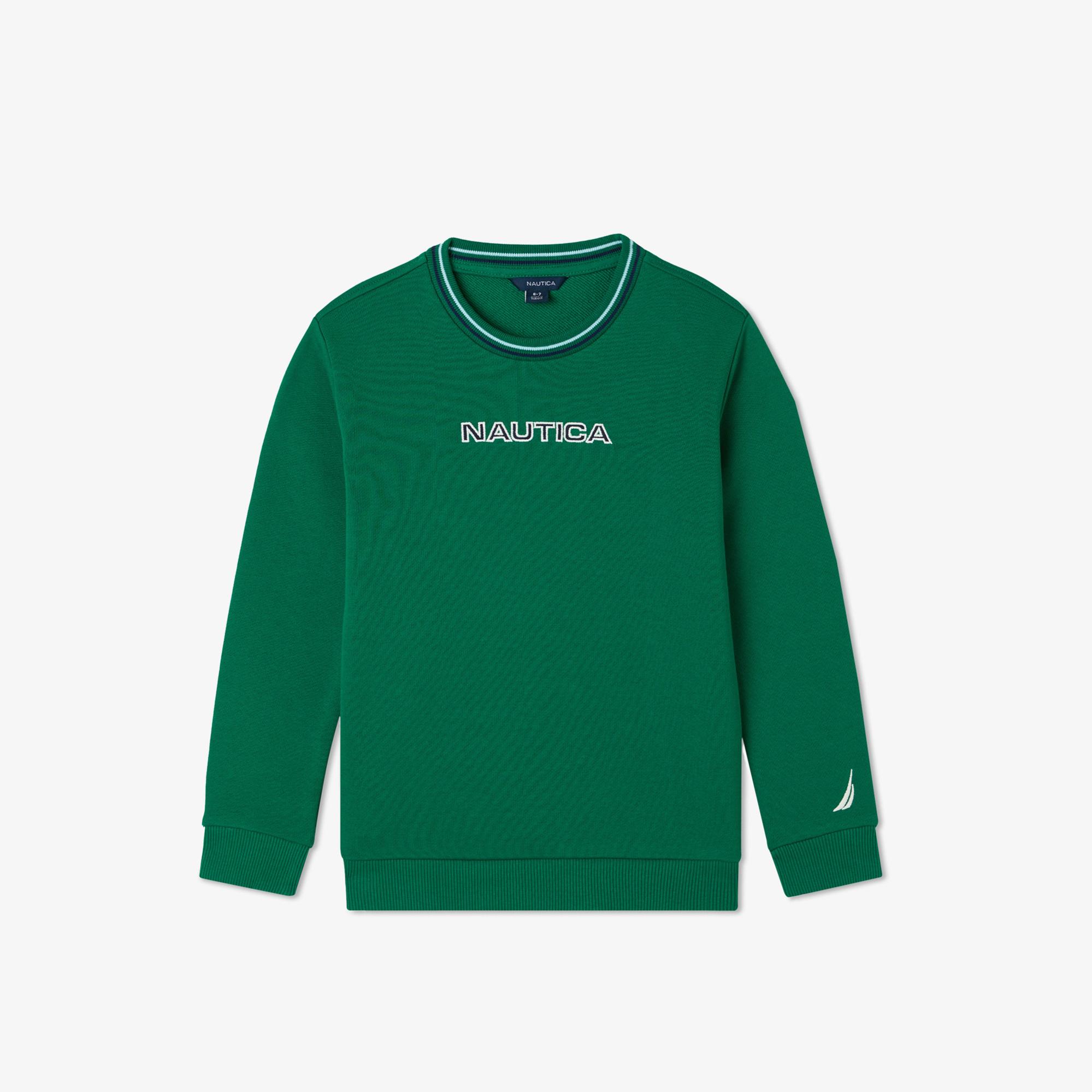 Nautica Erkek Çocuk Yeşil Sweatshirt