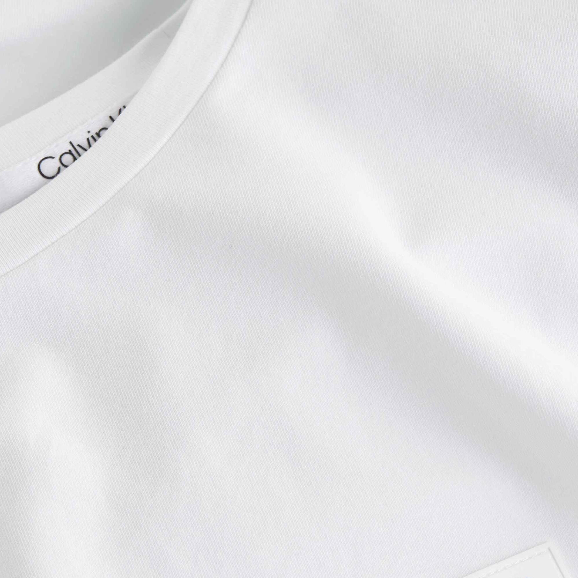 Calvin Klein Essentials Erkek Beyaz T-shirt