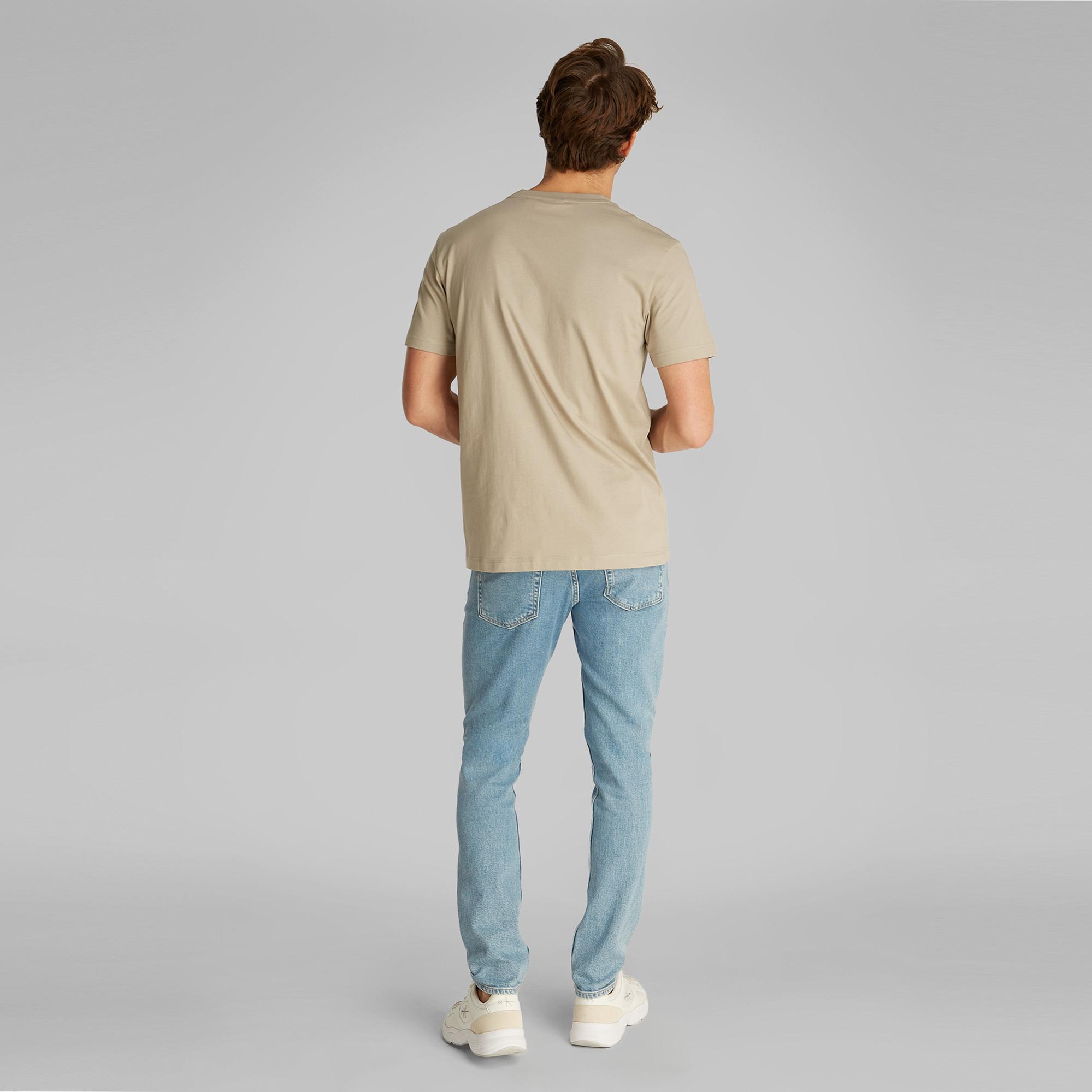 Calvin Klein Monologo Erkek Bej T-Shirt