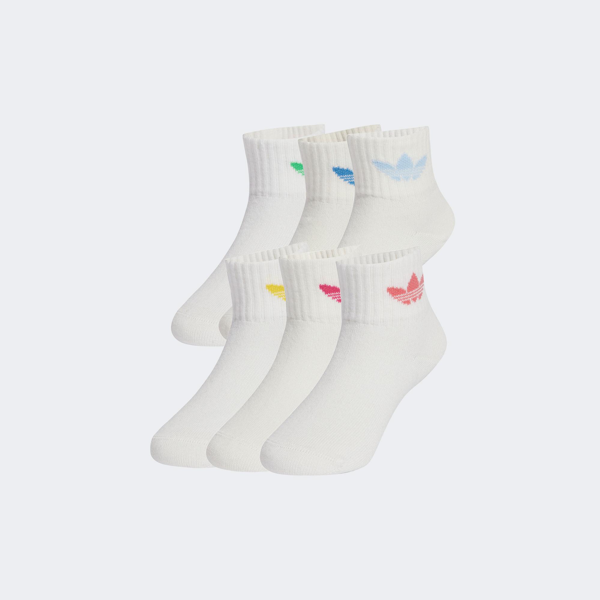 adidas Ankle Sock 6'lı Çocuk Beyaz Çorap