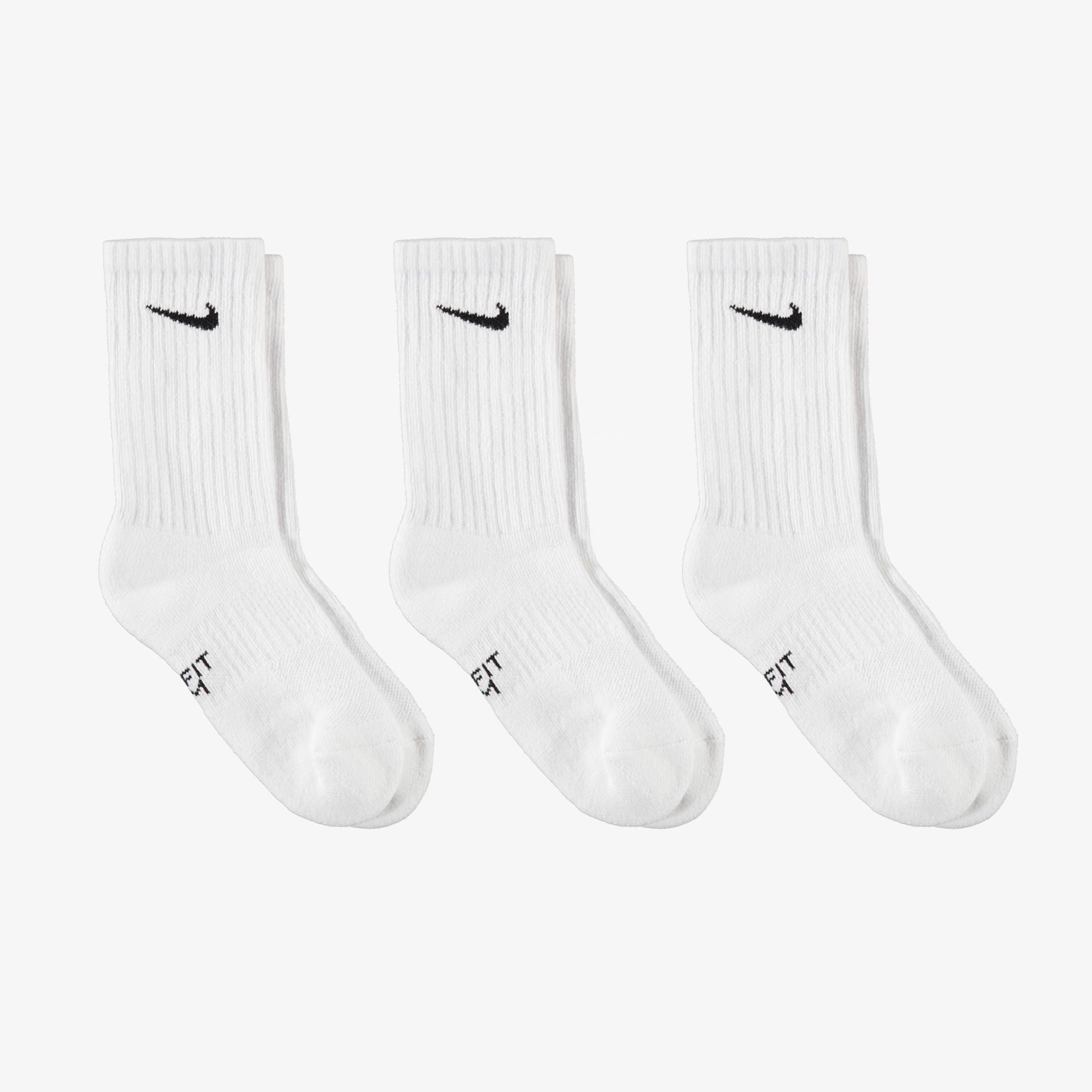 Nike Every Cush Crew Çocuk Beyaz 3'lü Çorap