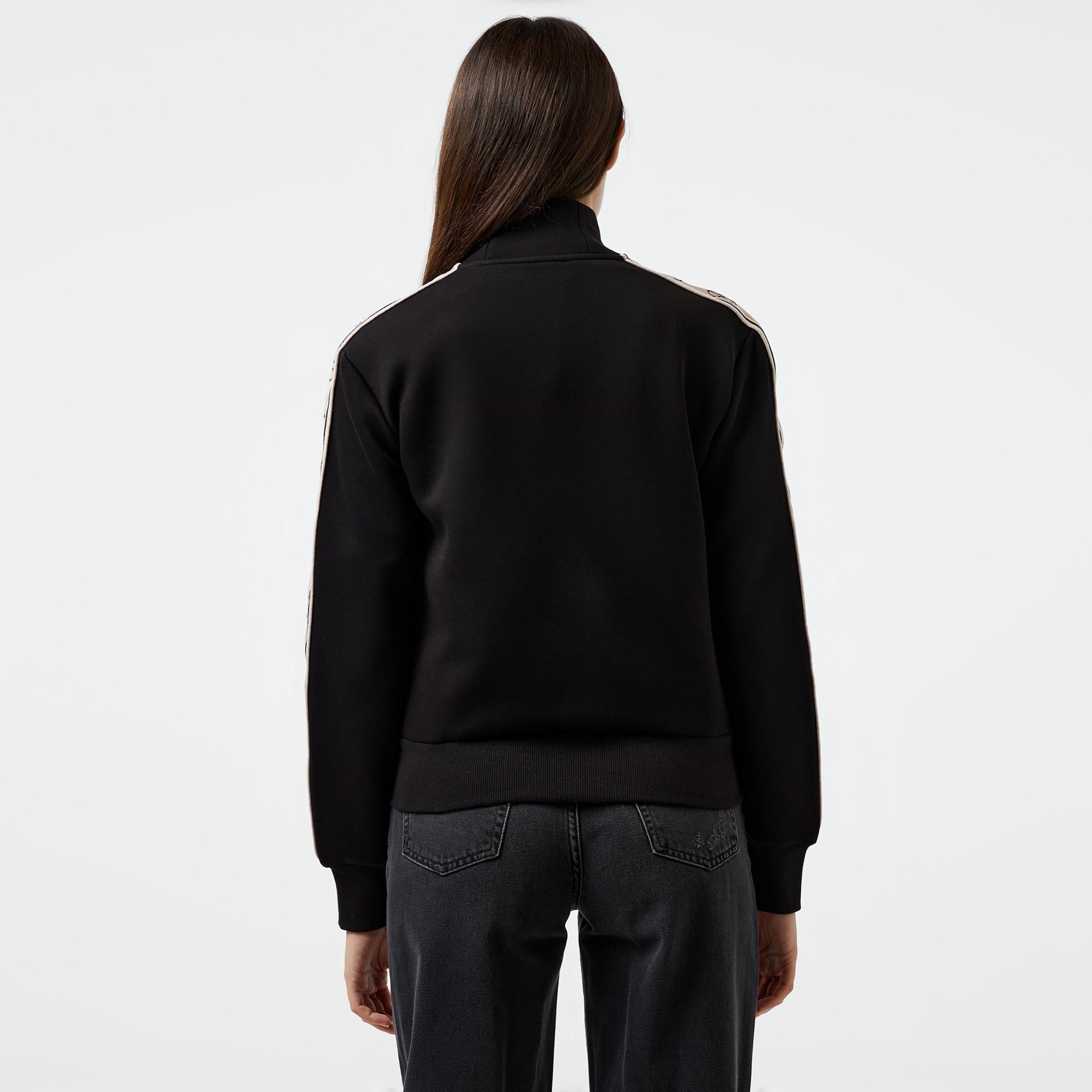 Guess Britney Punto Kadın Siyah Sweatshirt