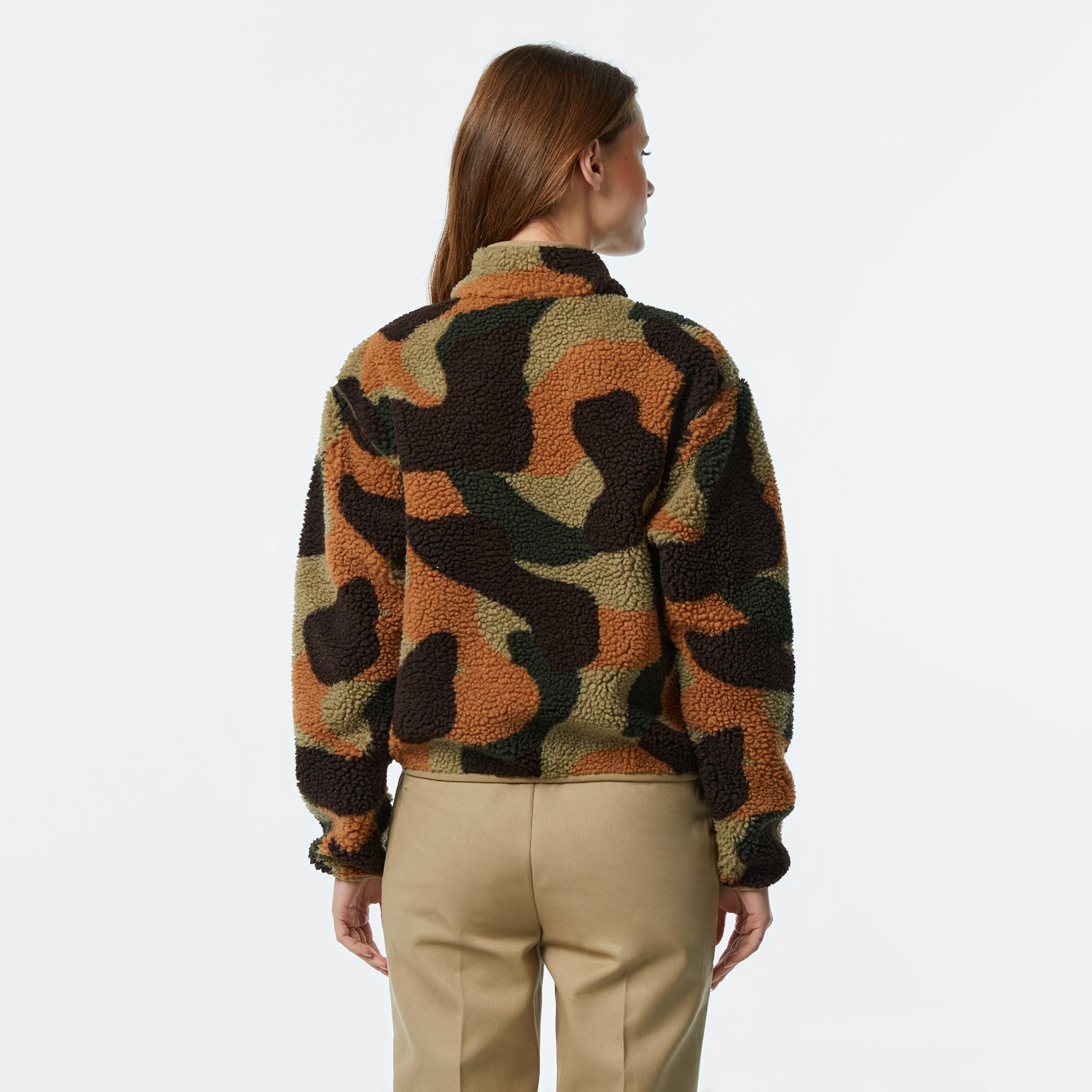 Dickies Mount Hope Camo Kadın Yeşil Sweatshirt