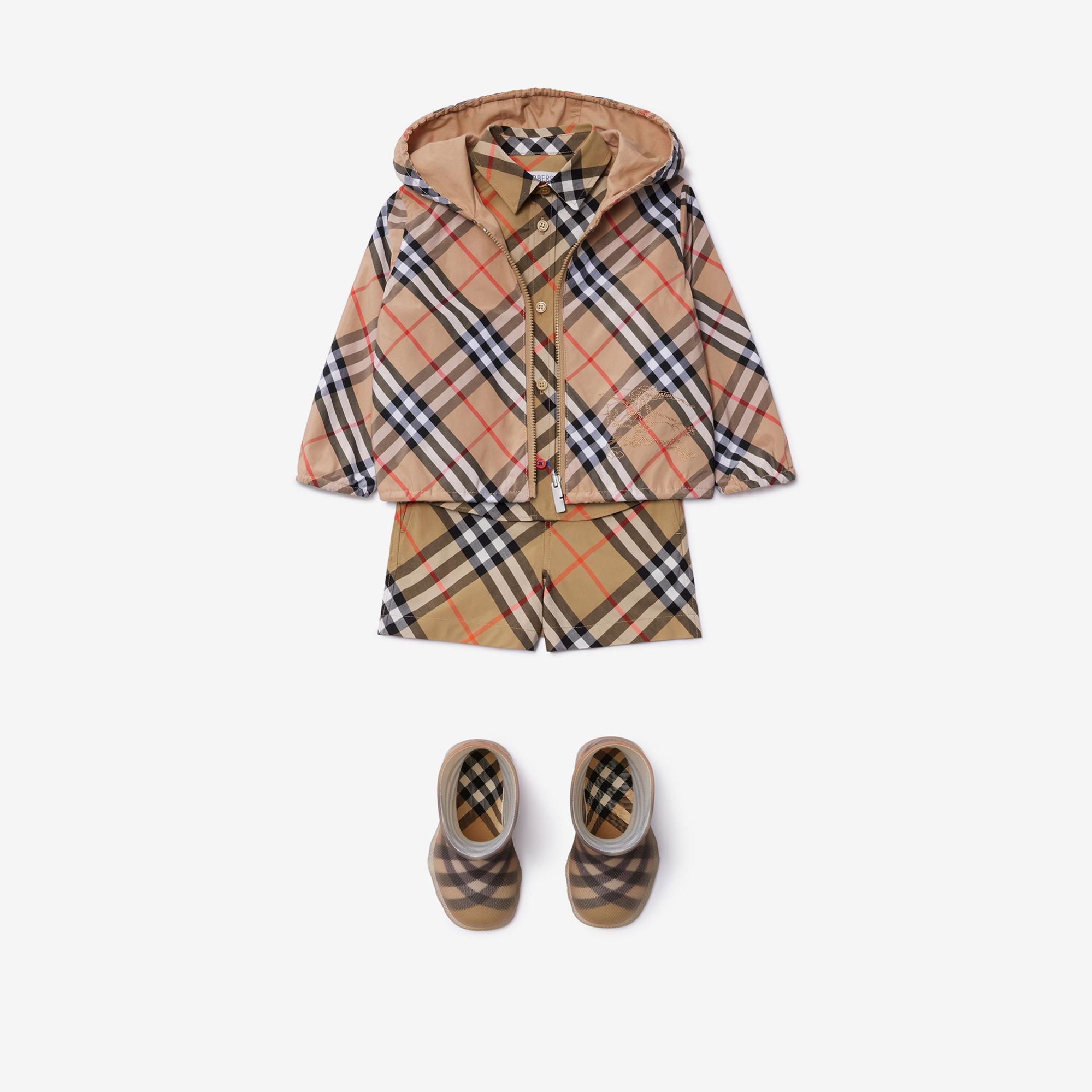 Burberry Check Pamuk Çocuk Bej Şort