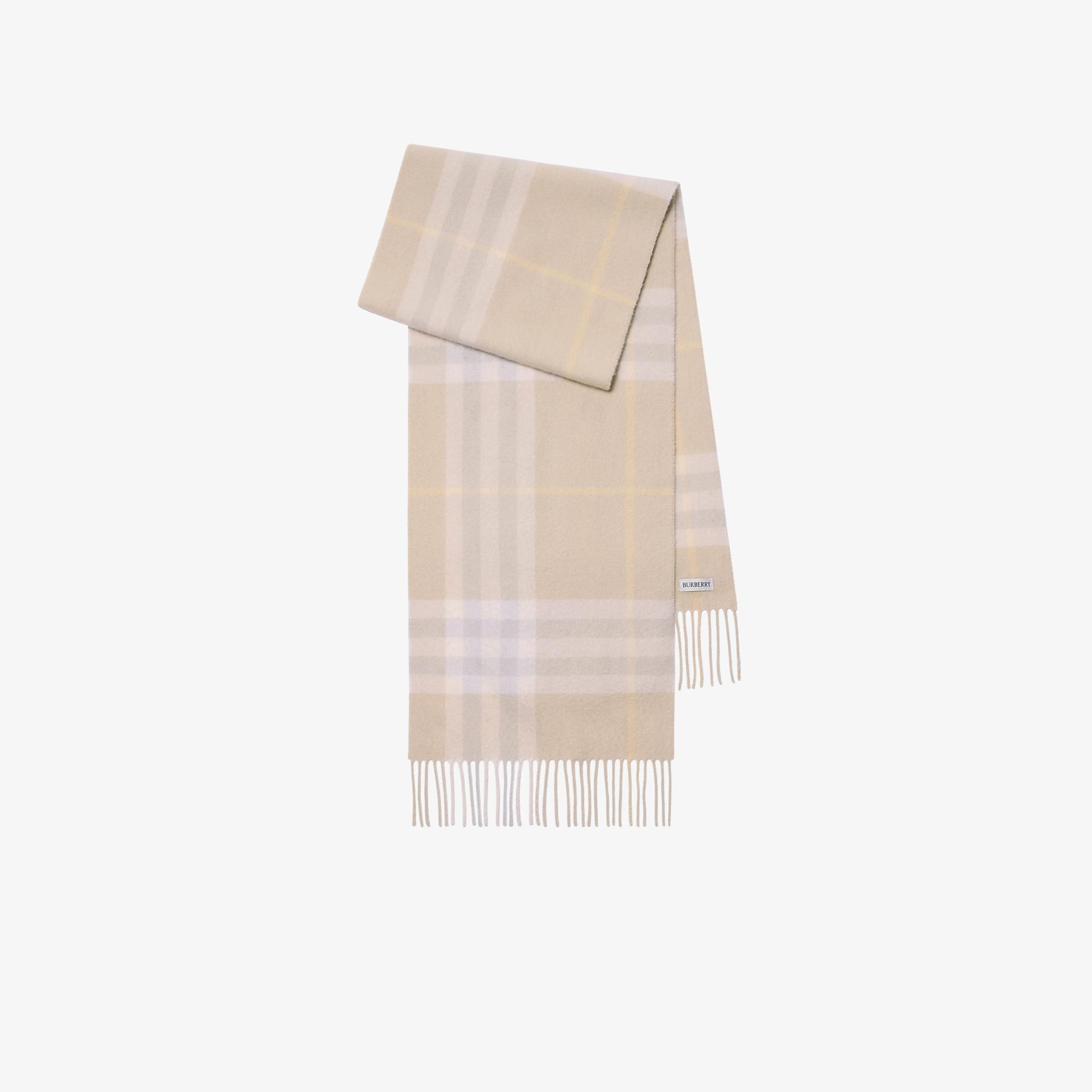 Burberry Giant Check Cashmere Kadın Gri Atkı