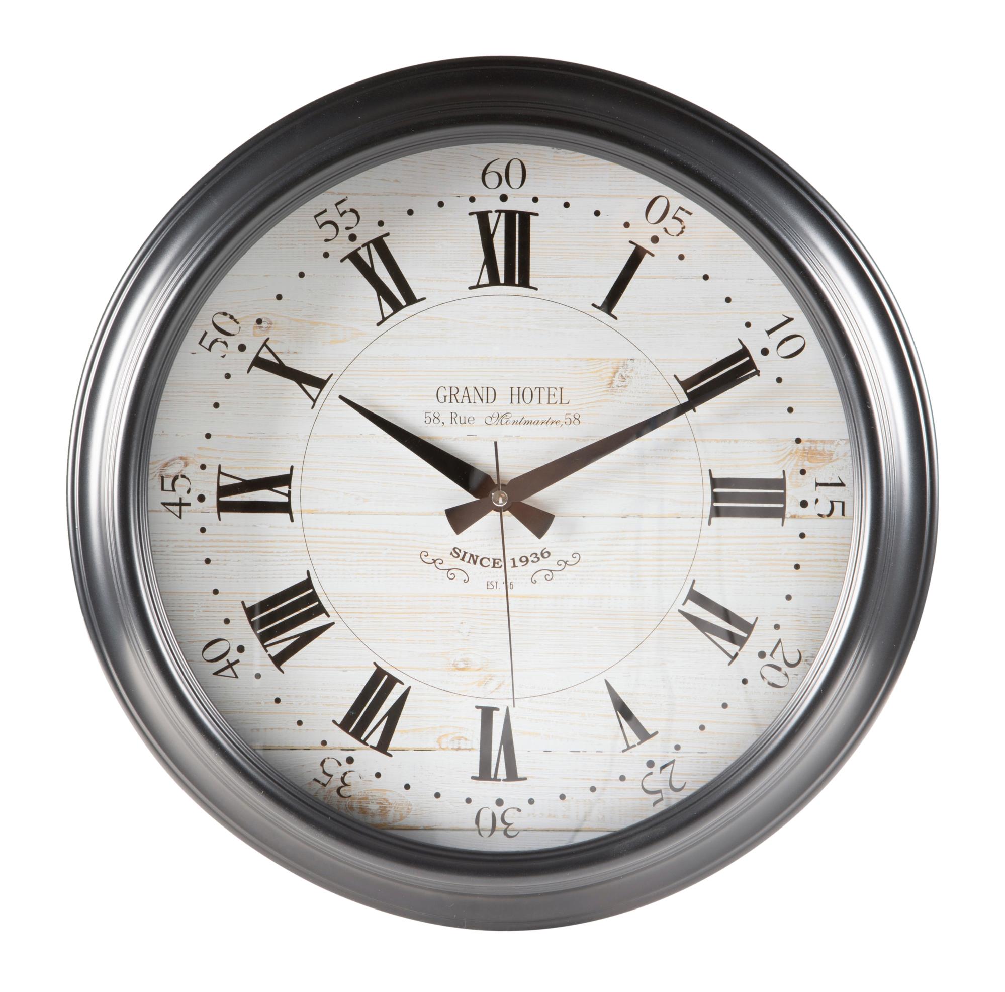 GRAND HOTEL DUVAR SAATİ SİYAH 46CM