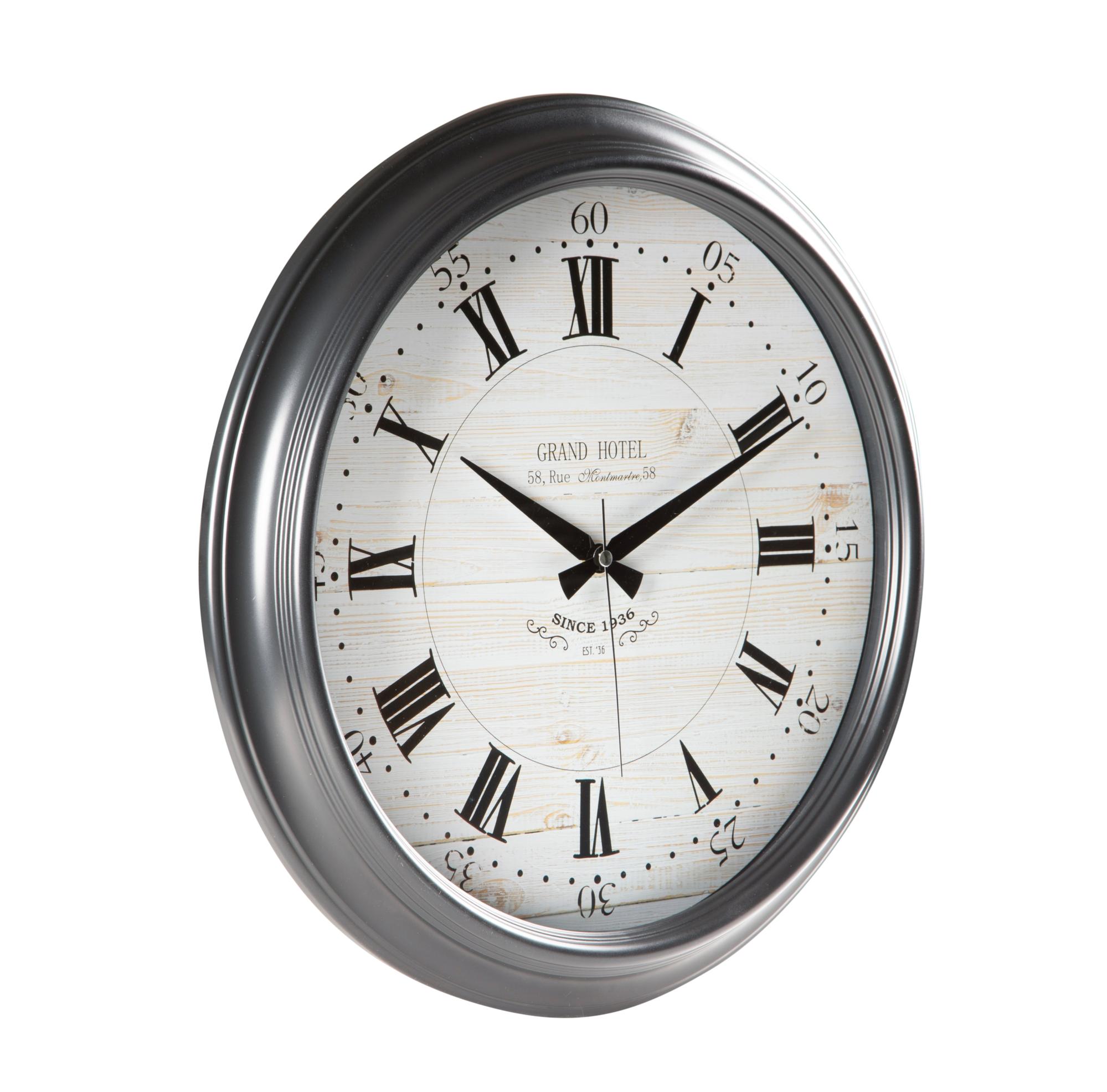 GRAND HOTEL DUVAR SAATİ SİYAH 46CM