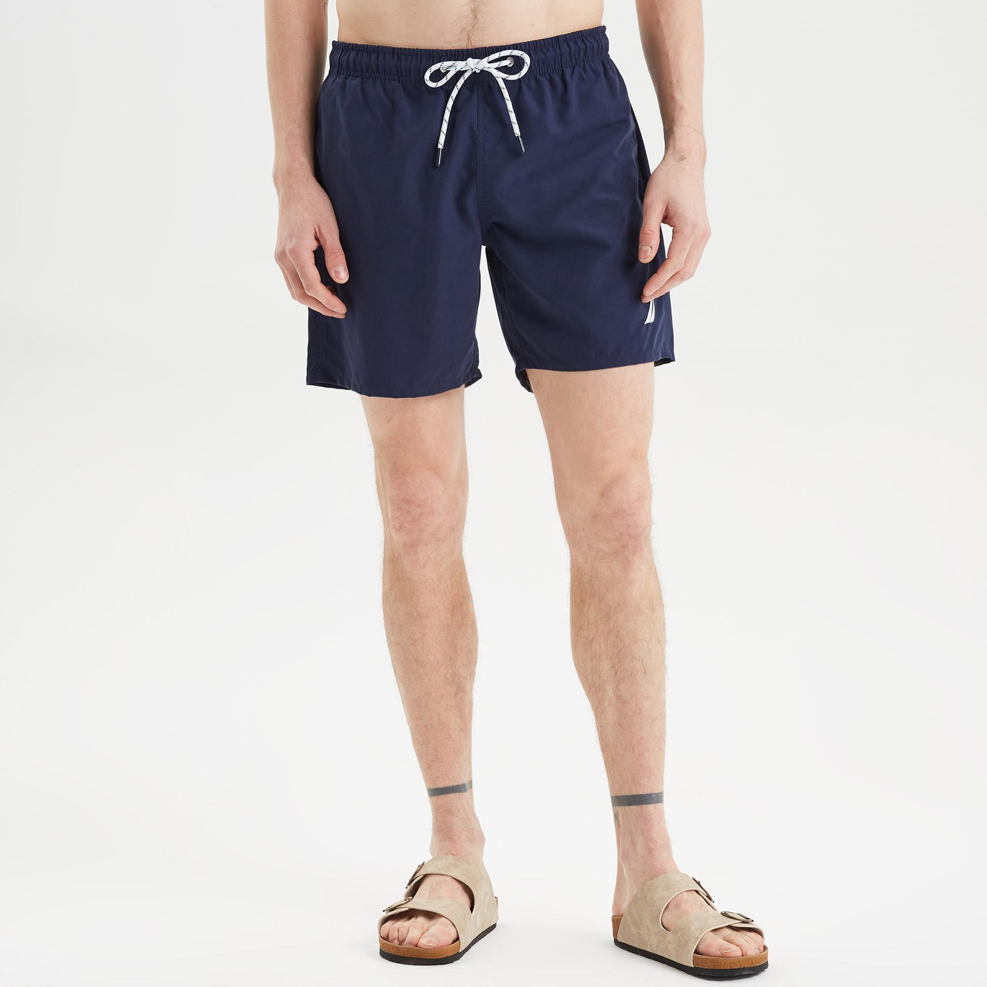 Nautica Erkek Lacivert Regular Fit Deniz Şortu