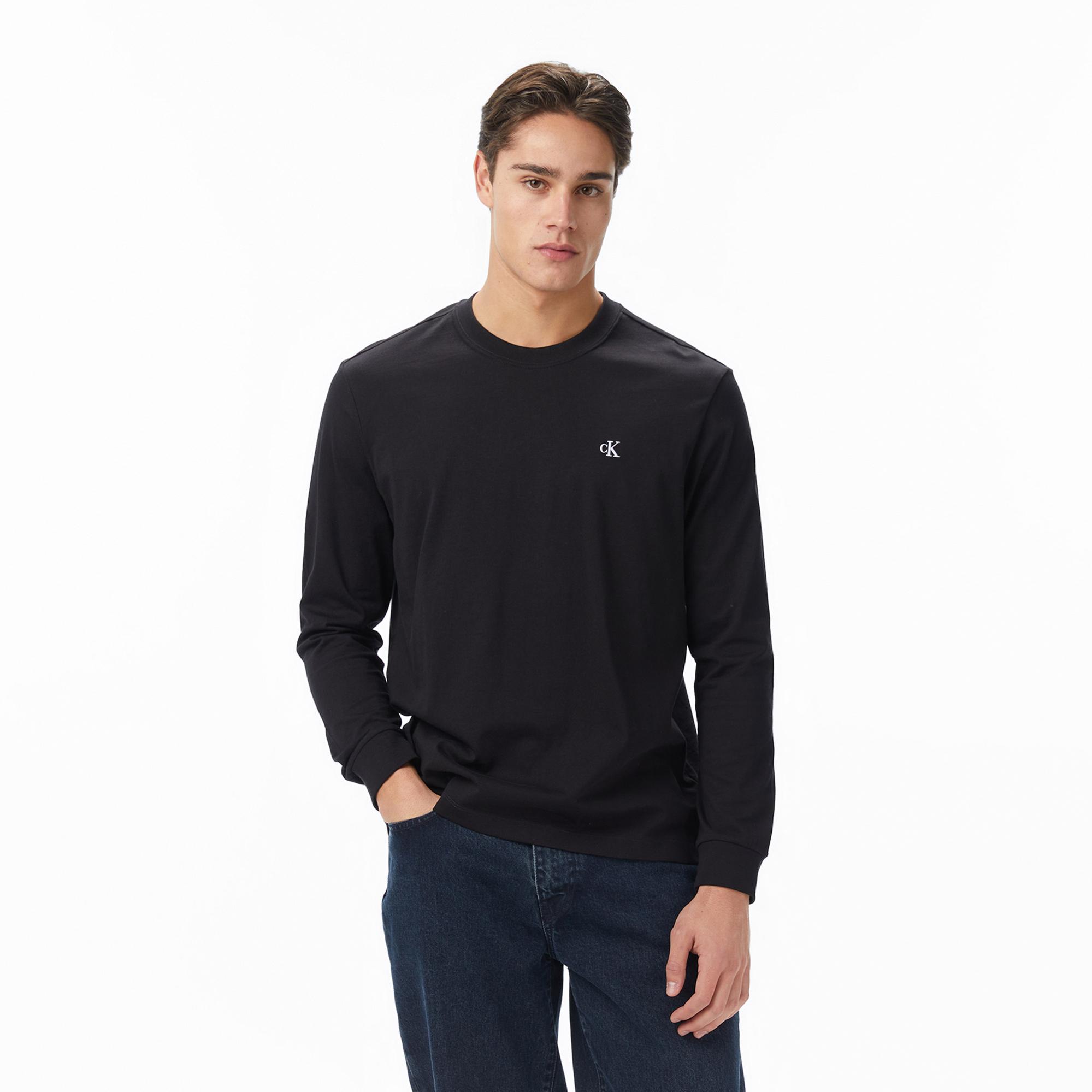 Calvin Klein Easy Monogram Erkek Siyah T-Shirt