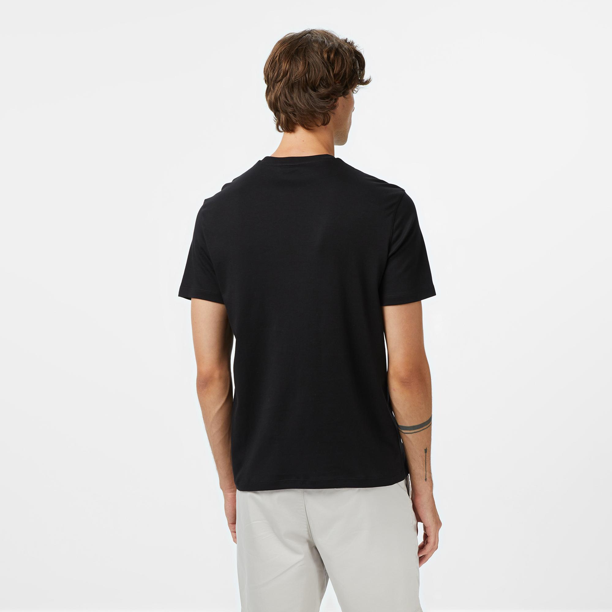 Calvin Klein Supima Chest Erkek Siyah T-Shirt