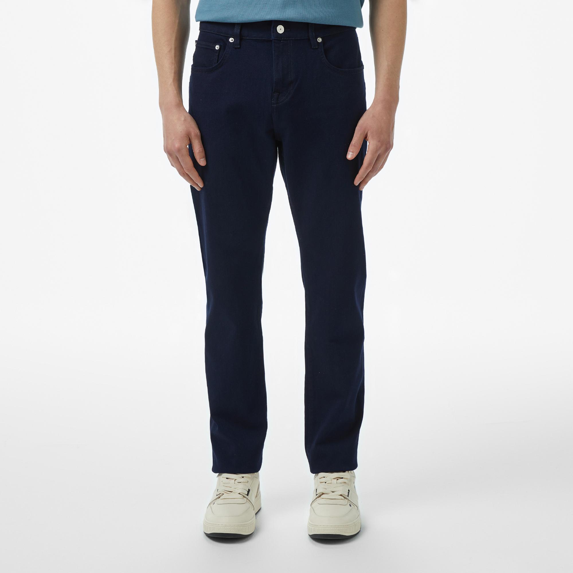 Lacoste Erkek Regular Fit Lacivert Jean Pantolon