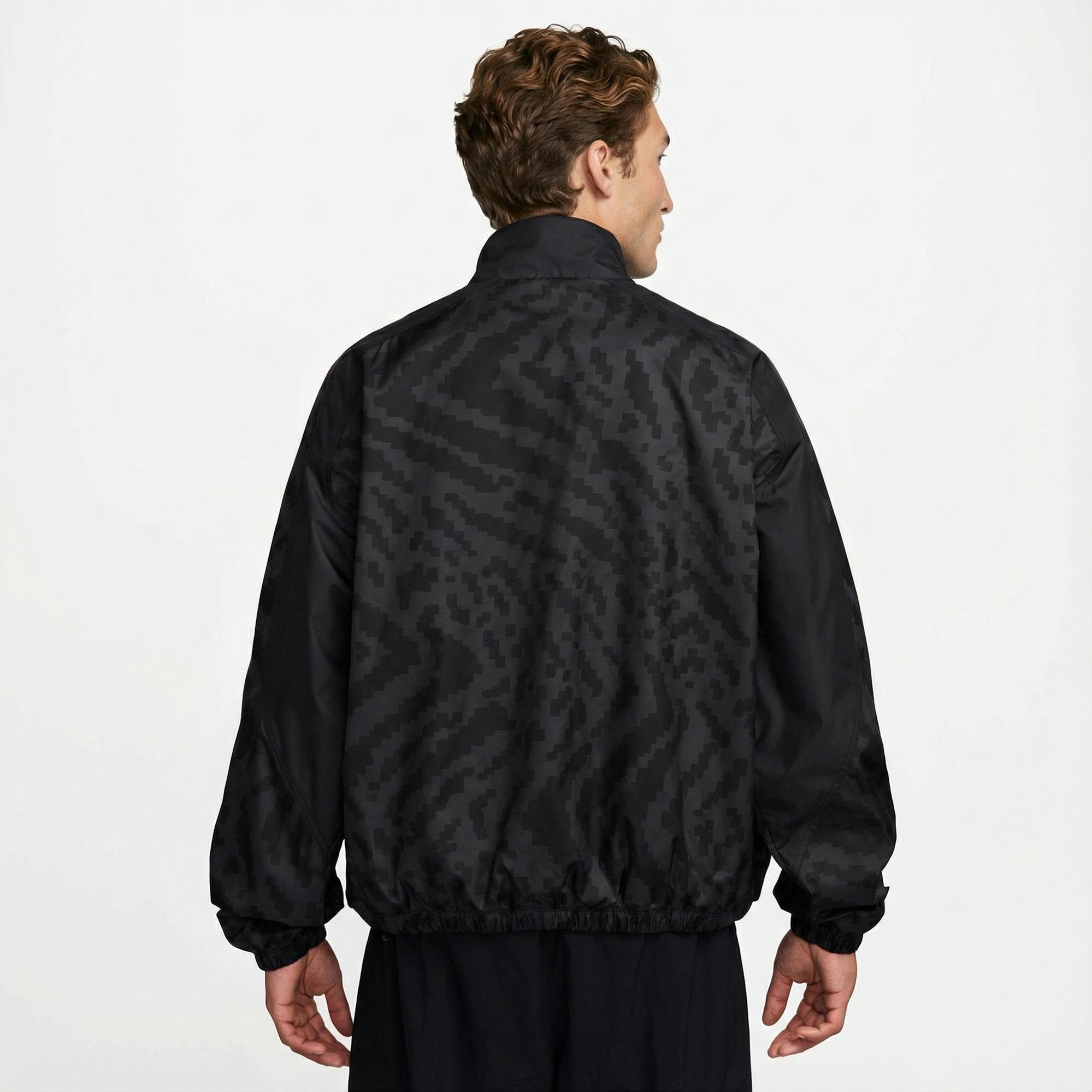 Nike Air Yarım Fermuarlı Erkek Siyah Ceket