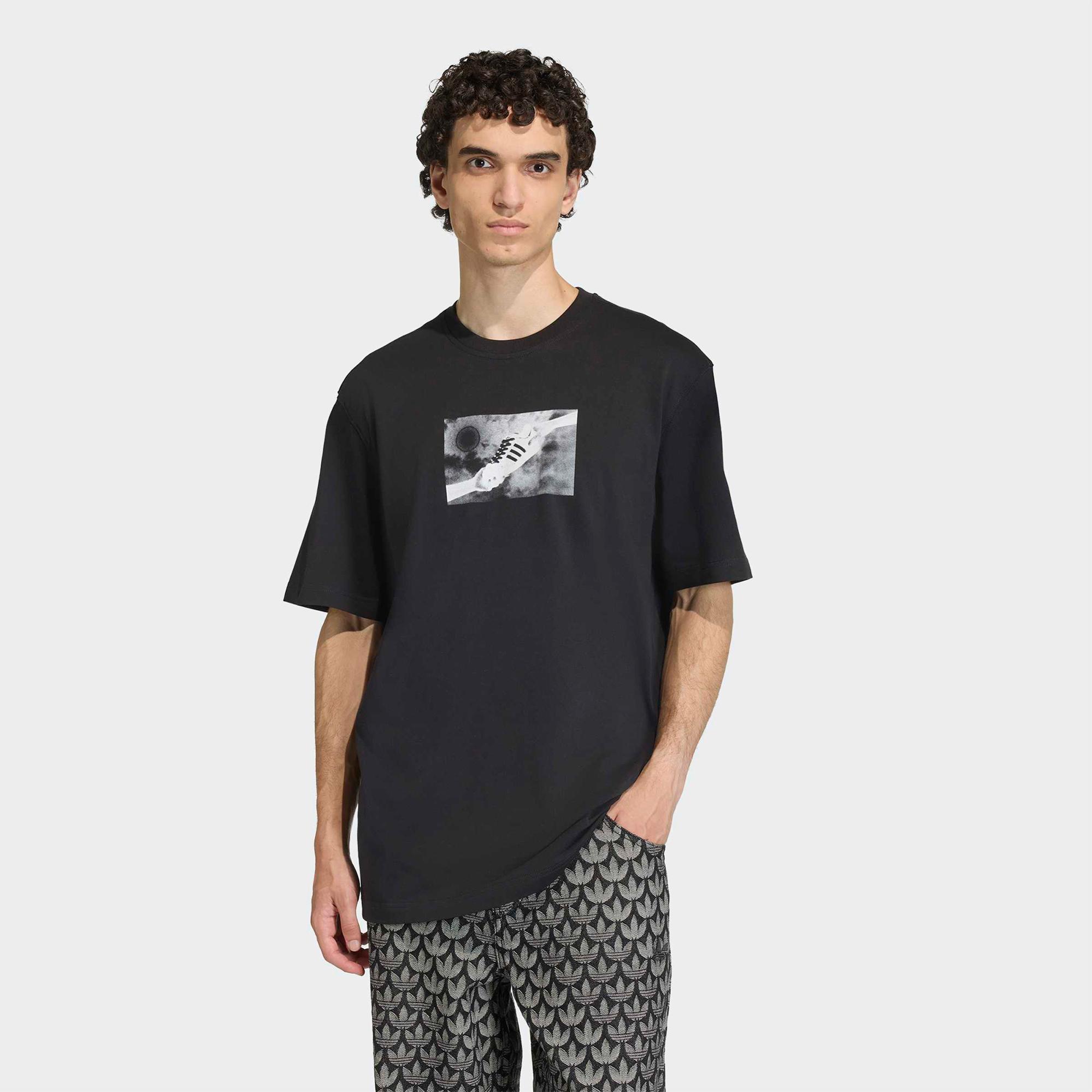 adidas Franchise Erkek Siyah T-Shirt