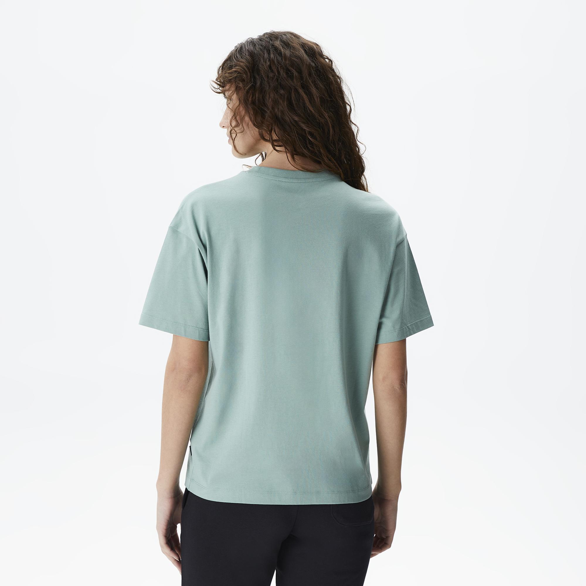 Converse Chuck Taylor Embro Boxy Kadın Yeşil T-Shirt