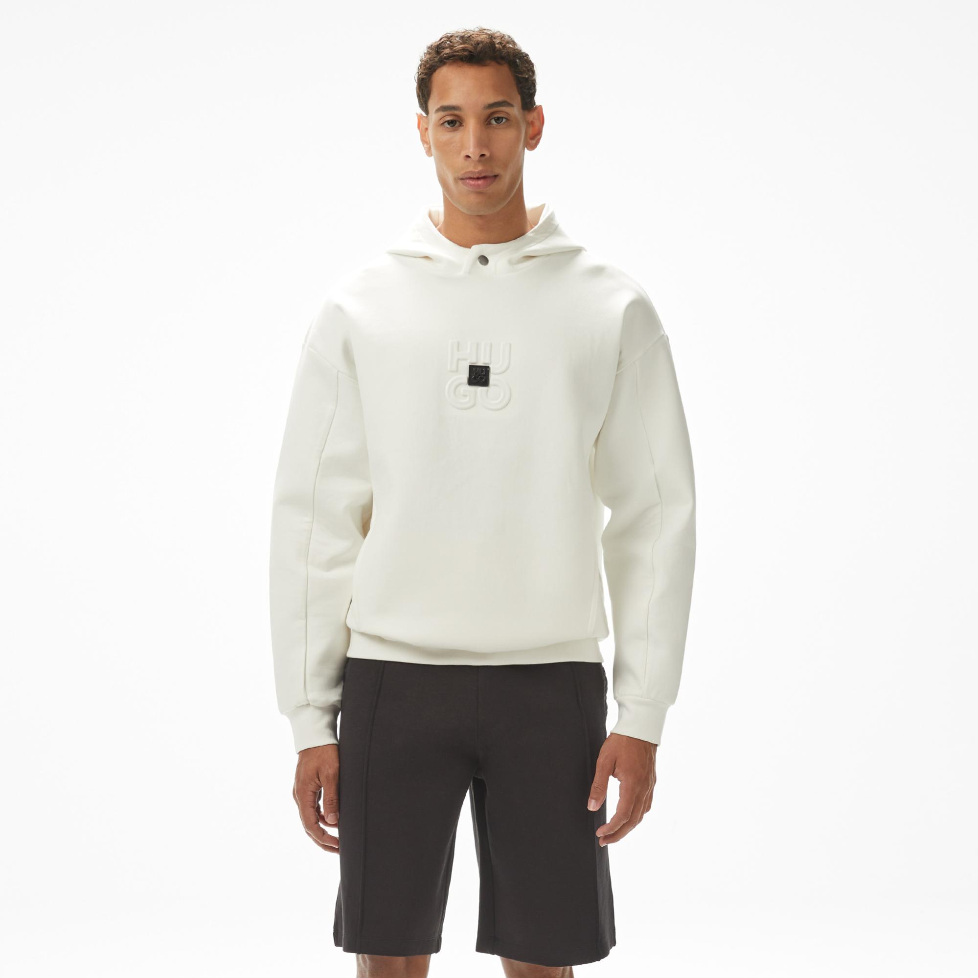 Hugo Debostaco Erkek Krem Sweatshirt