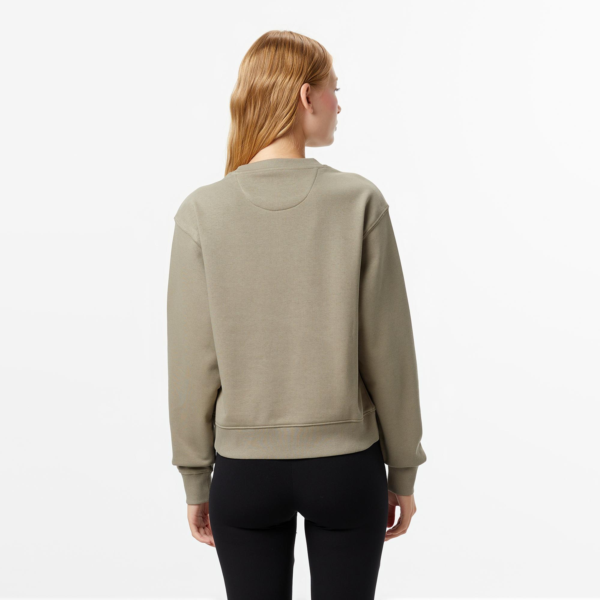 Guess Studded Kadın Yeşil Sweatshirt