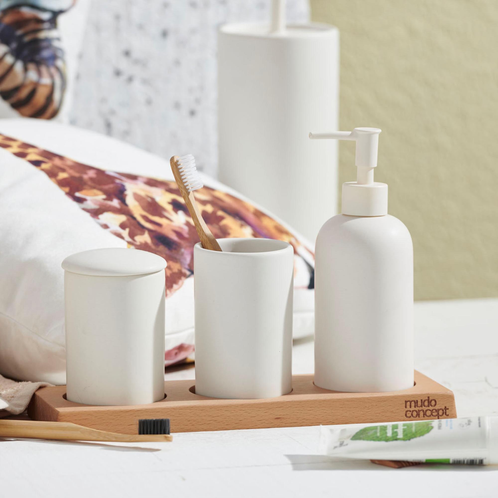 MAT BEYAZ 5'Lİ KUTULU BANYO SETİ