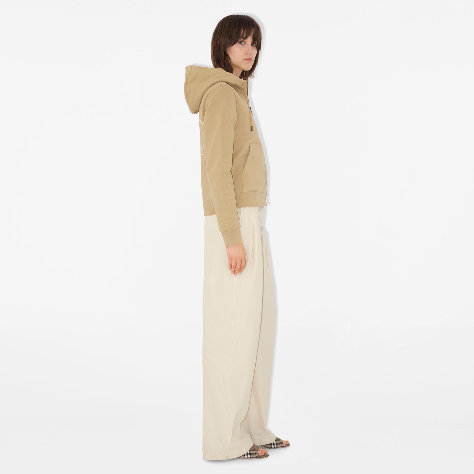 Burberry Kadın Bej Hoodie