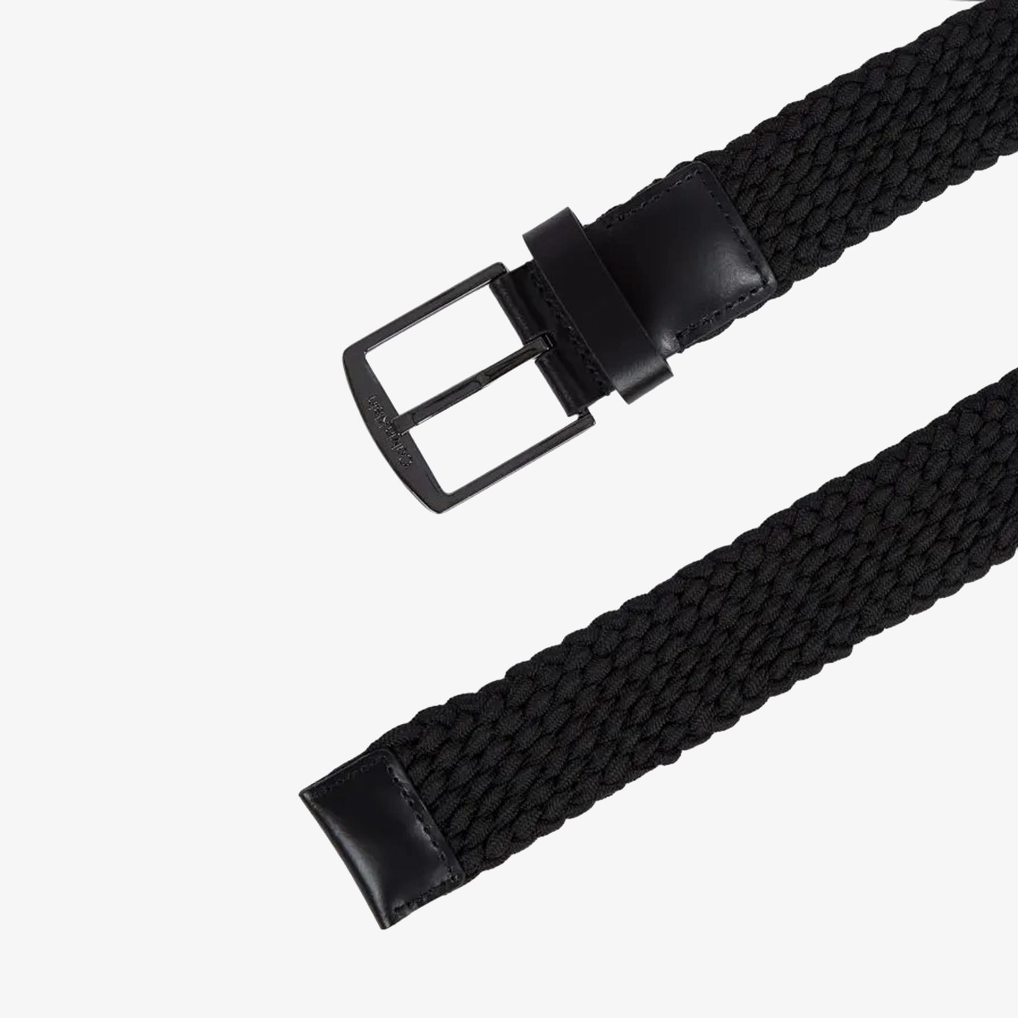 Calvin Klein Casual Elastic Braided 35Mm Erkek Siyah Kemer