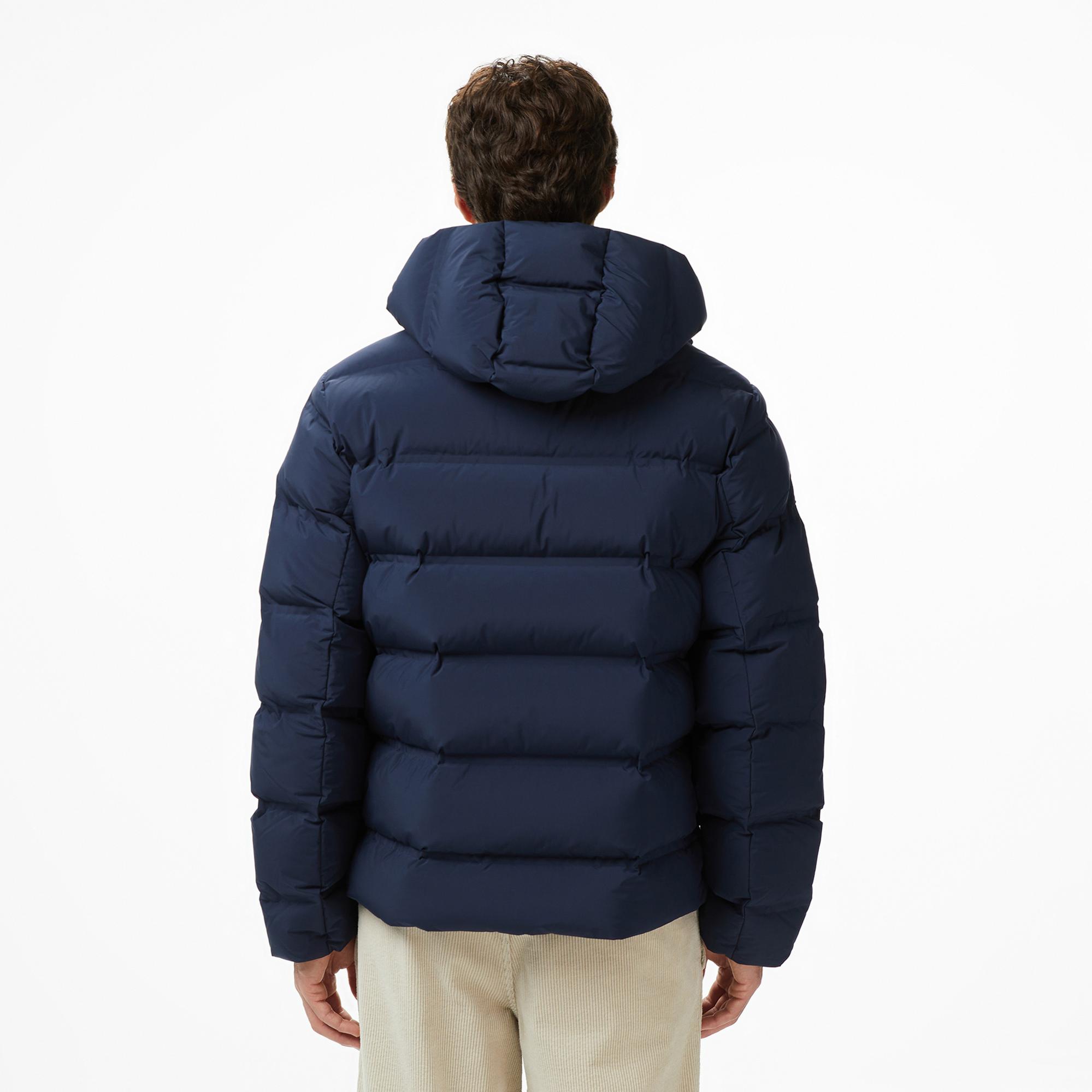 Calvin Klein Quilted Bonded Channel Erkek Mavi Ceket