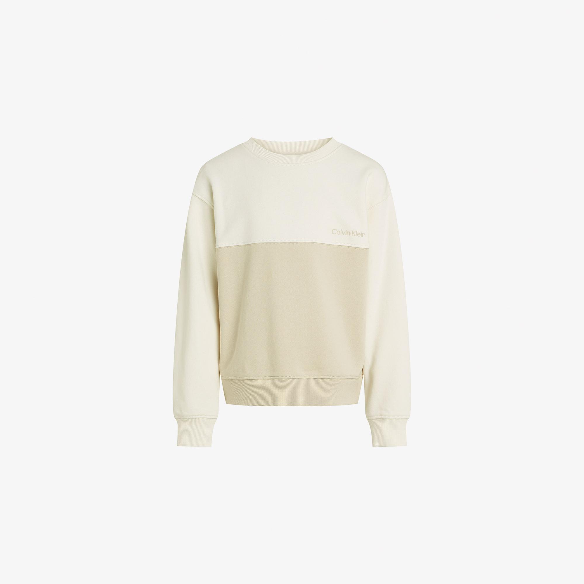 Calvin Klein Çocuk Beyaz Sweatshirt