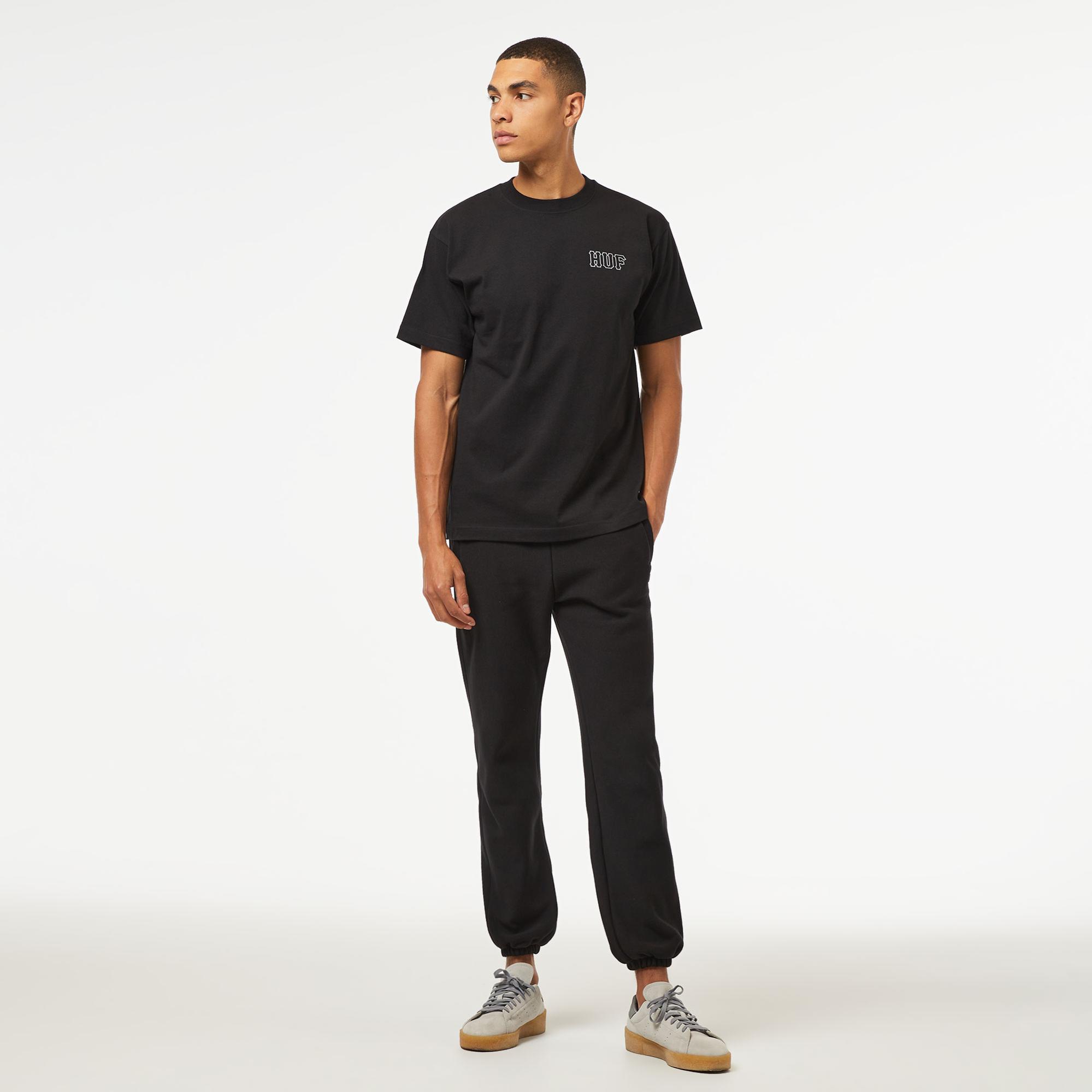HUF Huf Set H S/S Erkek Siyah T-Shirt