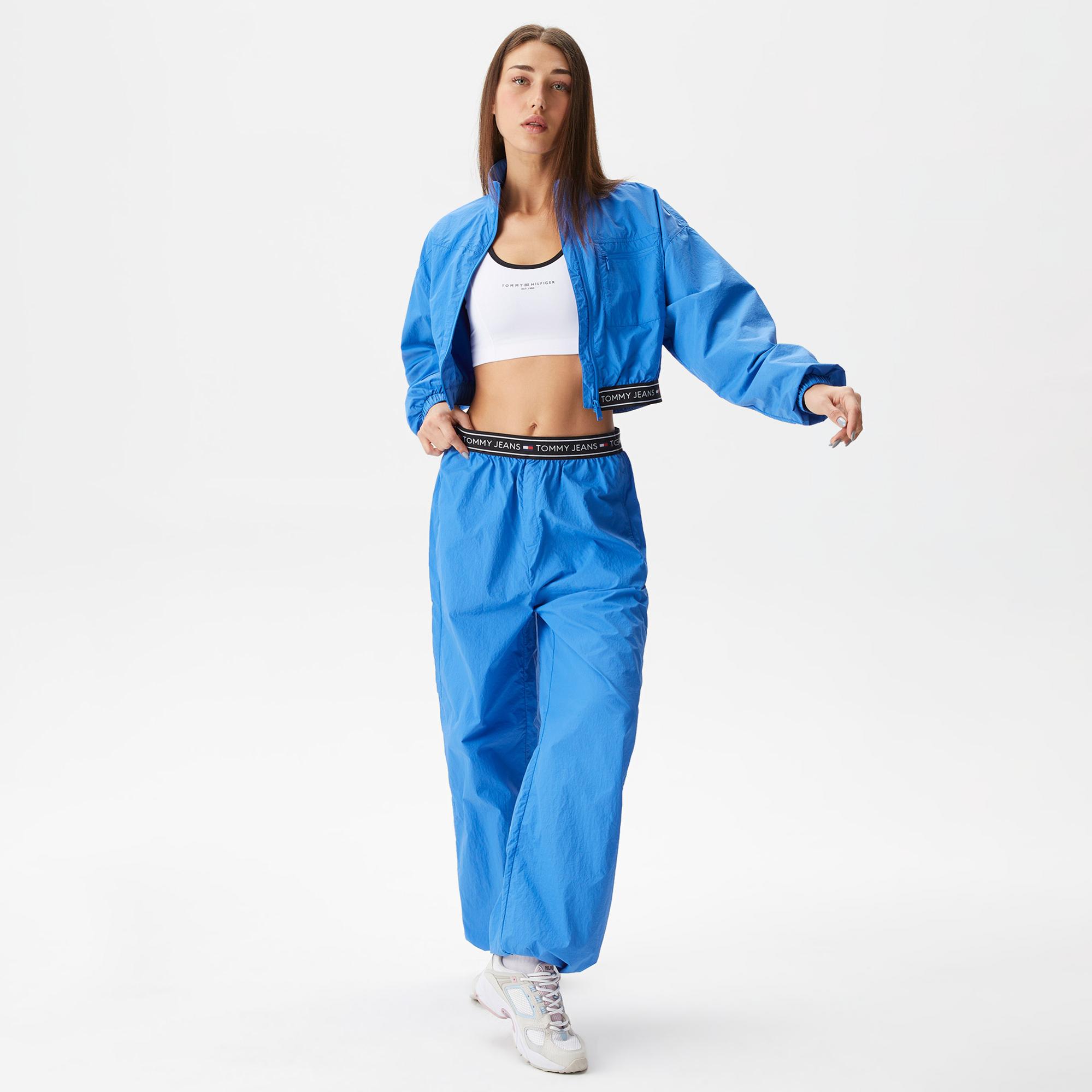 Tommy Jeans Taping Kadın Mavi Rüzgarlık