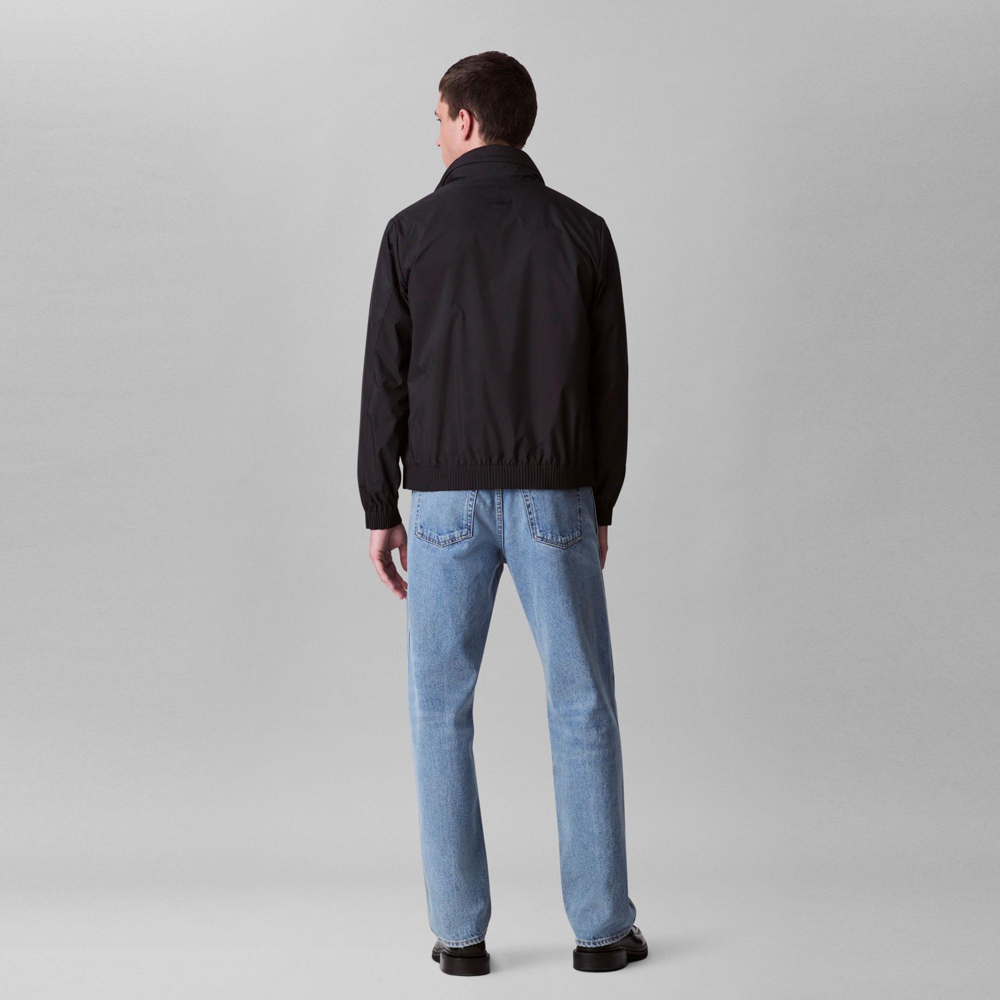 Calvin Klein Nylon Packable Hood Erkek Siyah Ceket