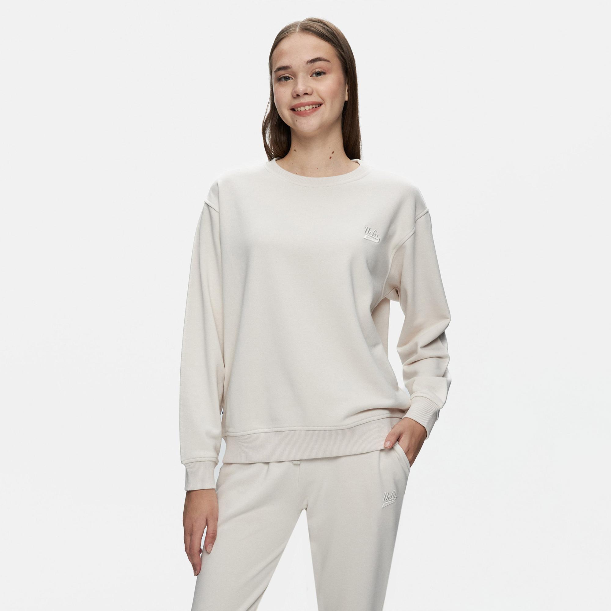 Ucla Sunniva Kadın Krem Rengi Sweatshirt