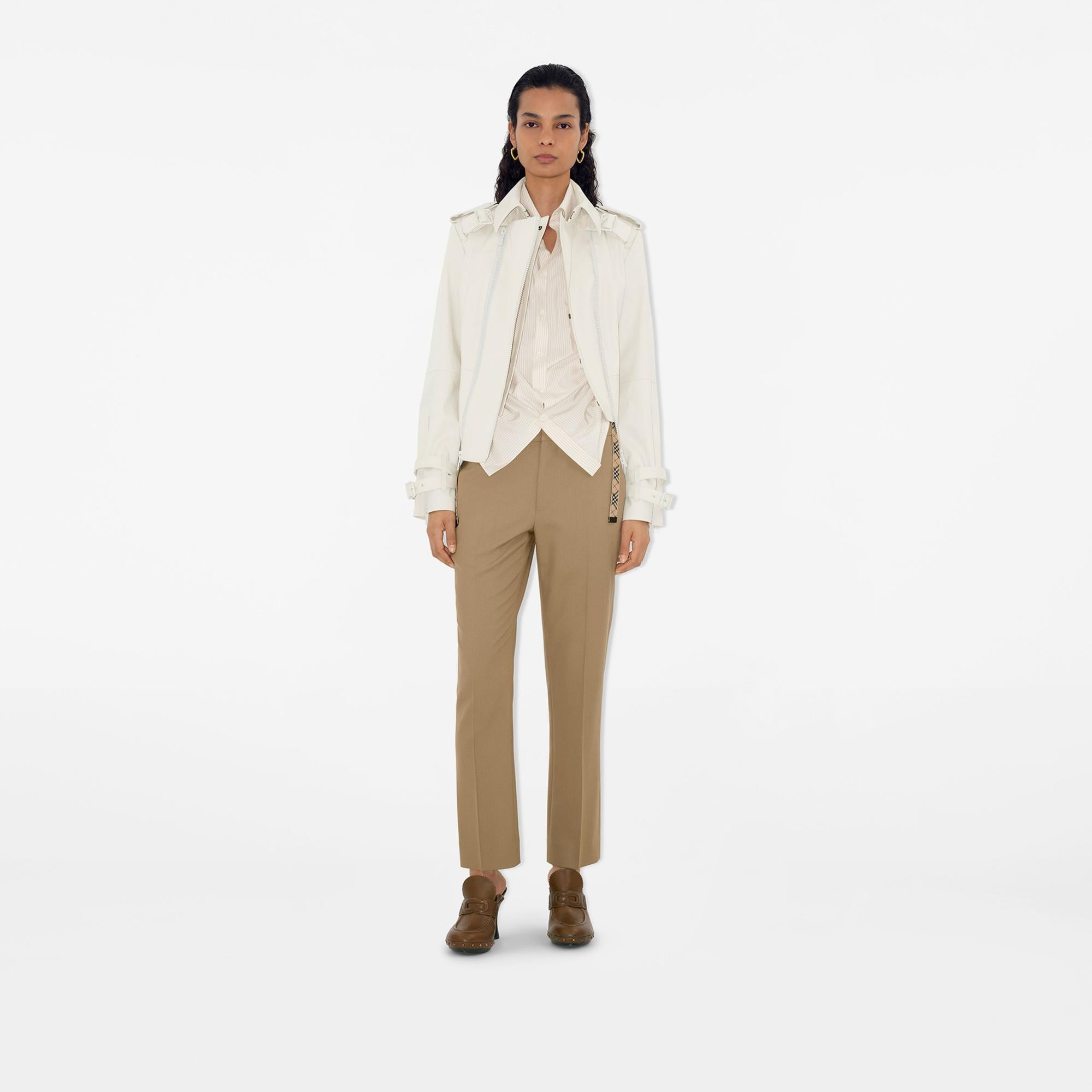 Burberry Tailored Kadın Bej Pantolon