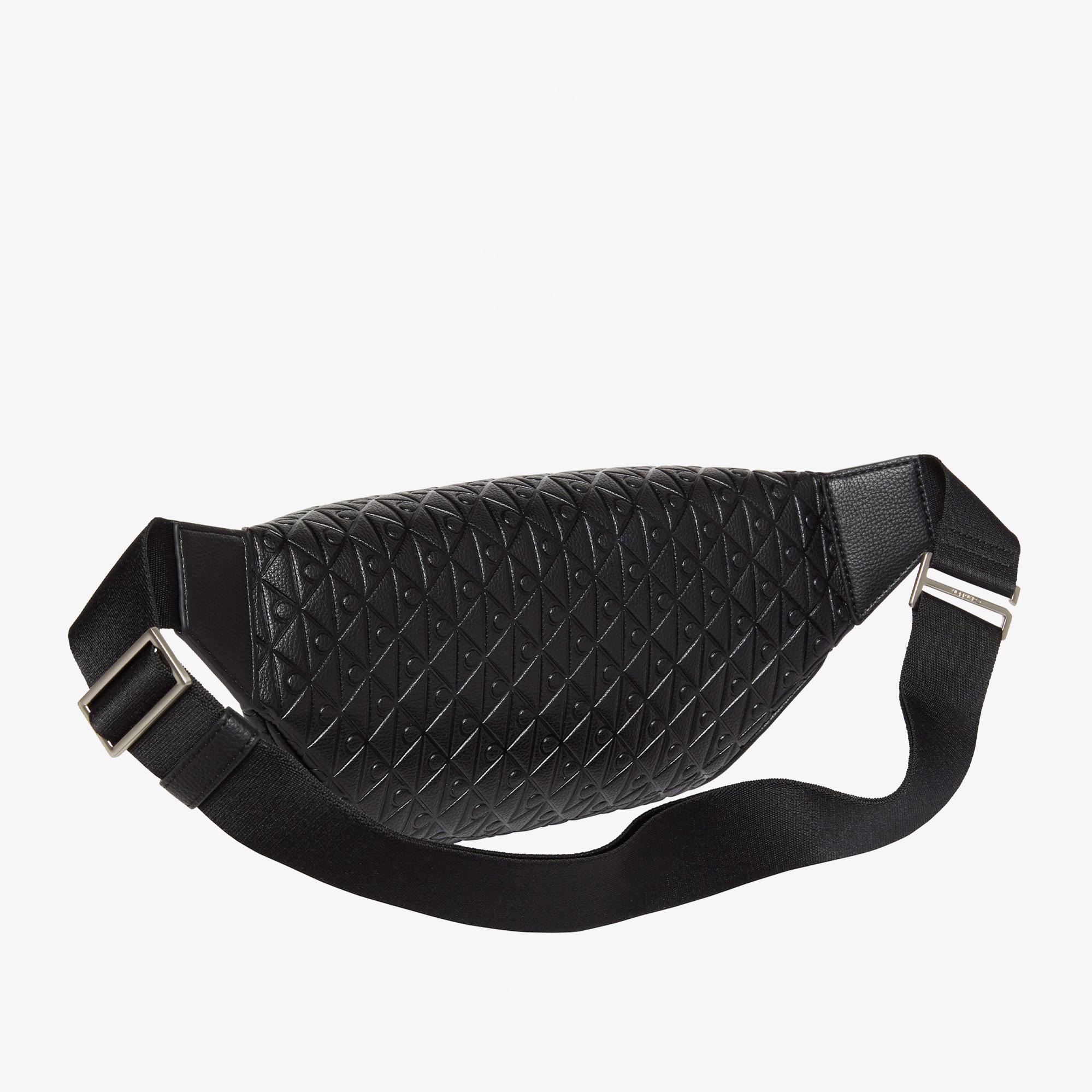 Calvin Klein Emblem Emboss Waistbag Erkek Siyah Bel Çantası