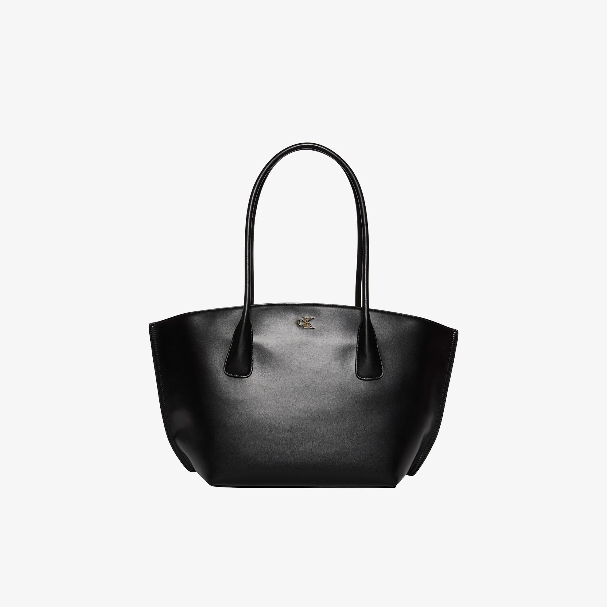 Calvin Klein Medium Dome Kadın Siyah Tote Çanta