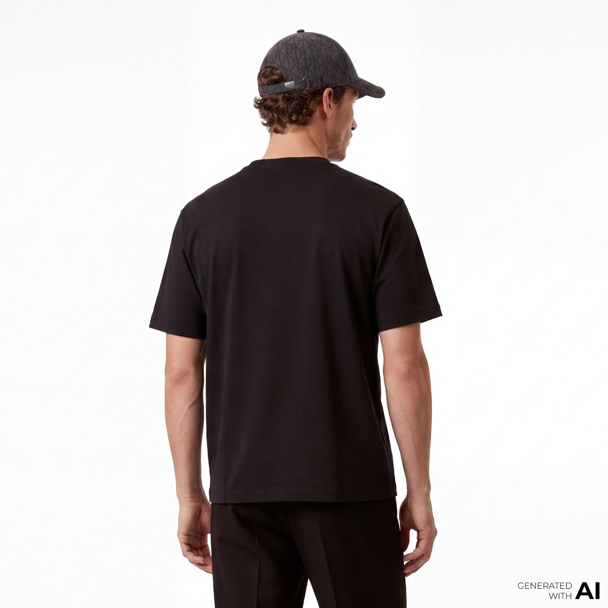 Calvin Klein Relaxed Fit Graphic Erkek Siyah T-Shirt