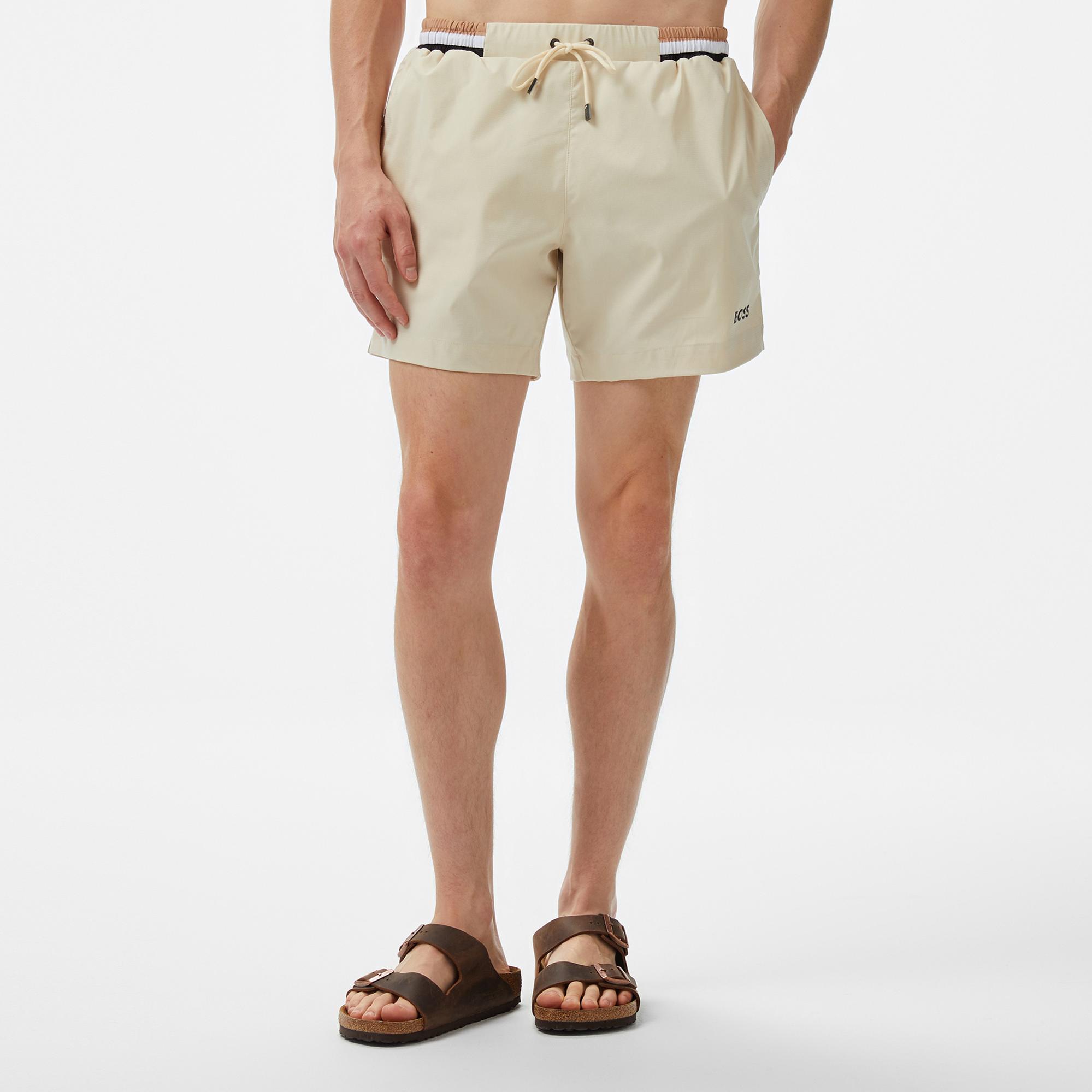 Boss Atoll Erkek Beyaz Mayo Şort