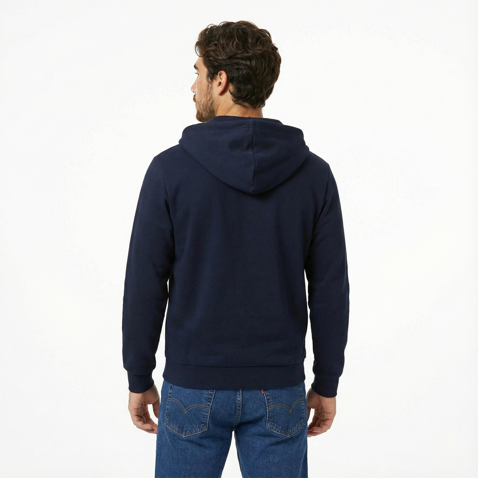 Tommy Hilfiger Essential İntechno Through Erkek Lacivert Kapüşonlu Ceket