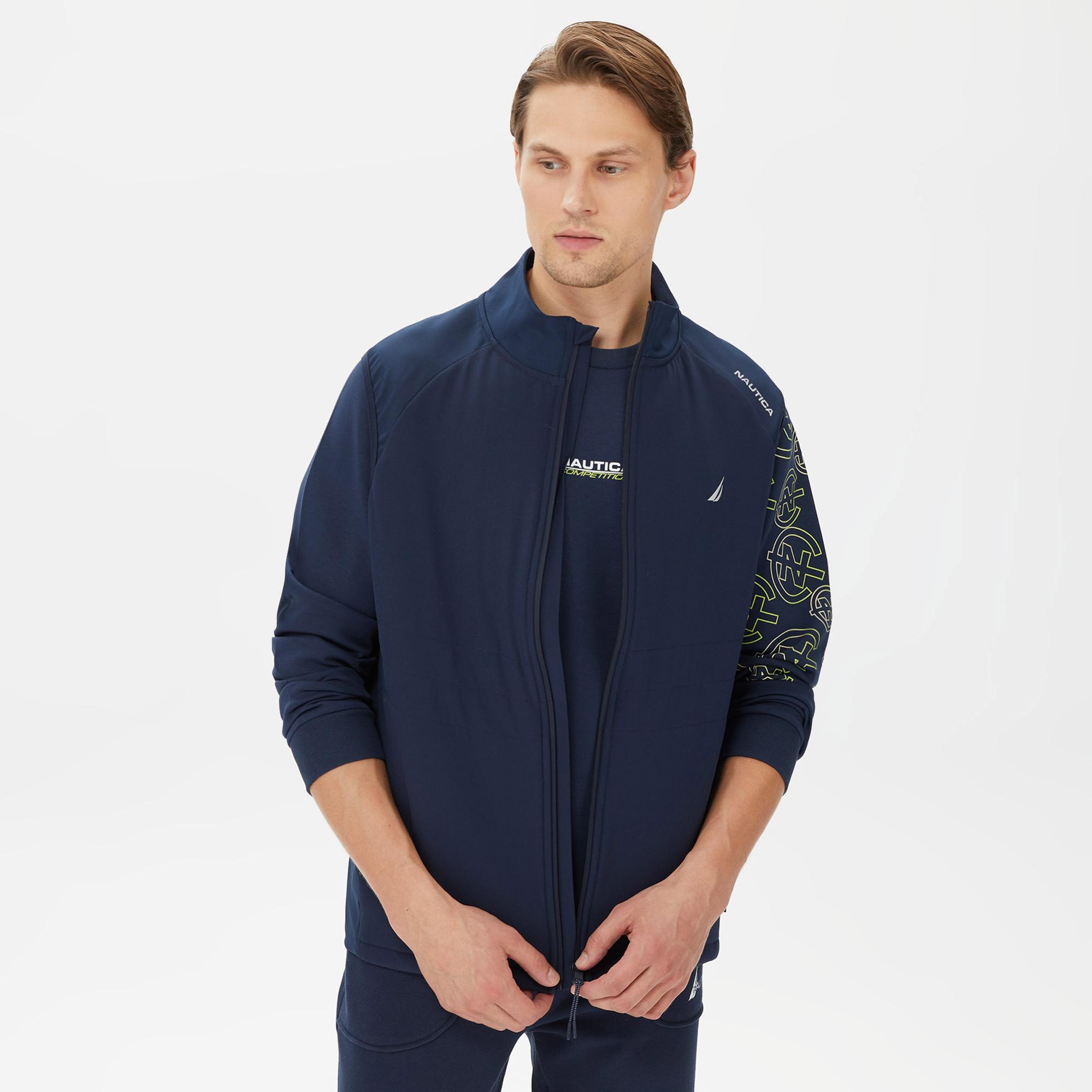 Nautica Erkek Lacivert Standart Fit Yelek