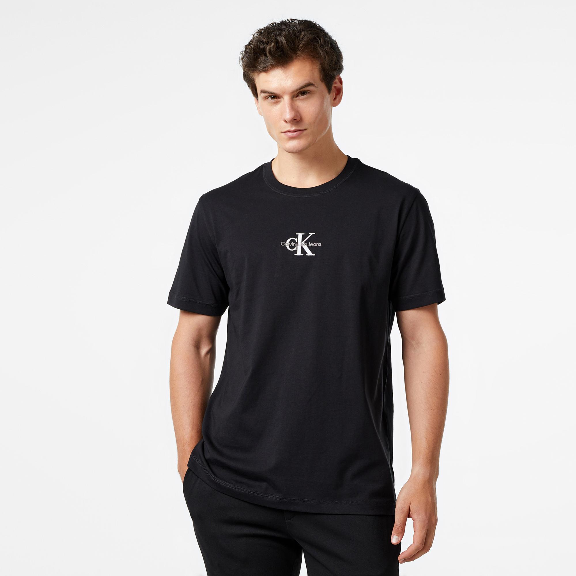 Calvin Klein Jeans Monologo Erkek Siyah T-Shirt