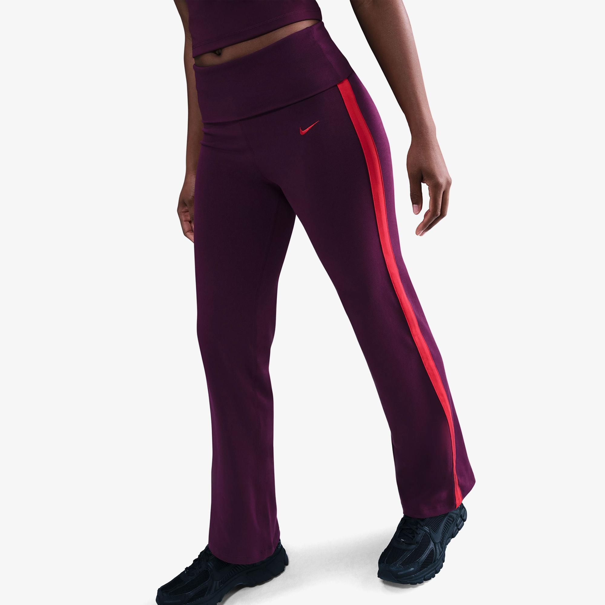 Nike Sportswear Heritage Kadın Bordo Eşofman Altı