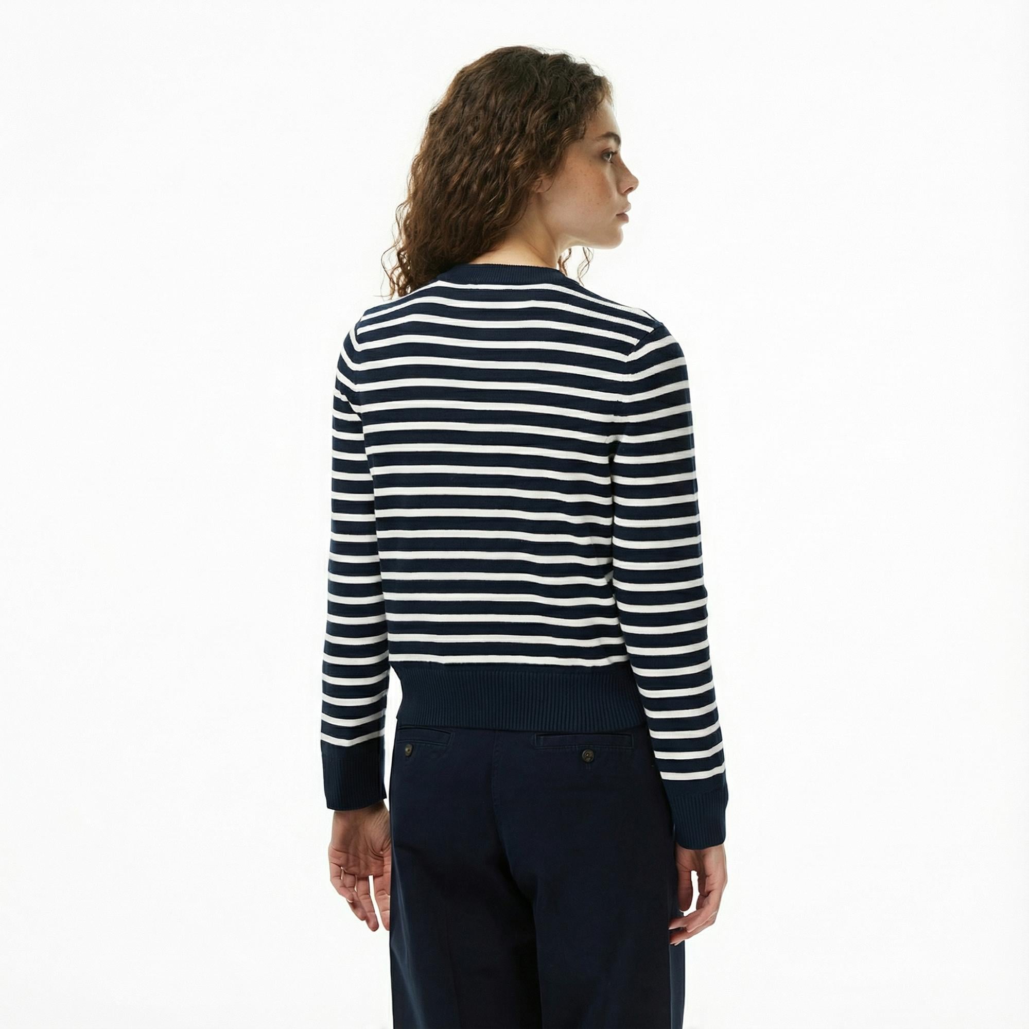 Tommy Hilfiger Graphic Kadın Mavi Kazak