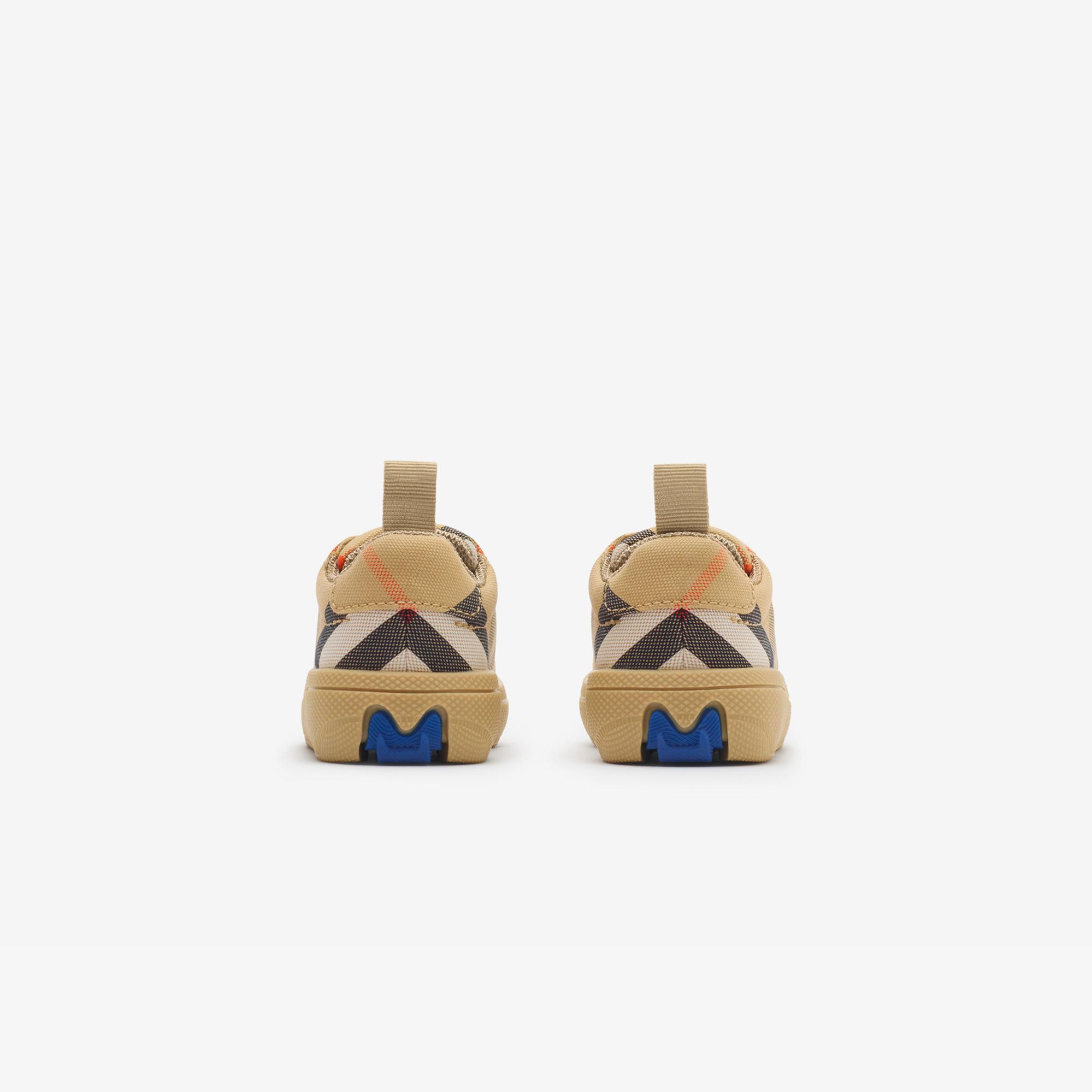 Burberry Cambridge Check Çocuk Bej Sneaker