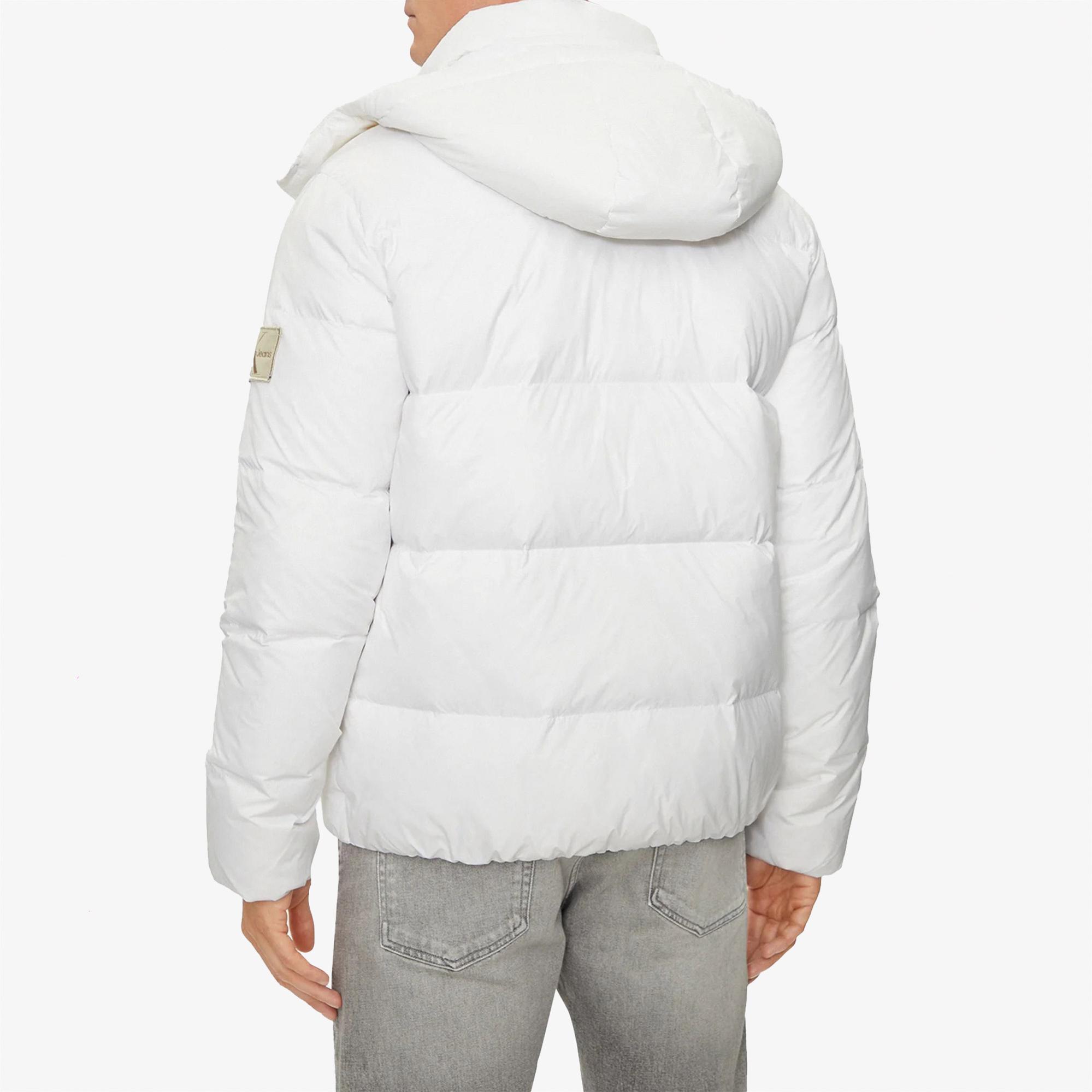 Calvin Klein Jeans Essentials Down Erkek Beyaz Mont