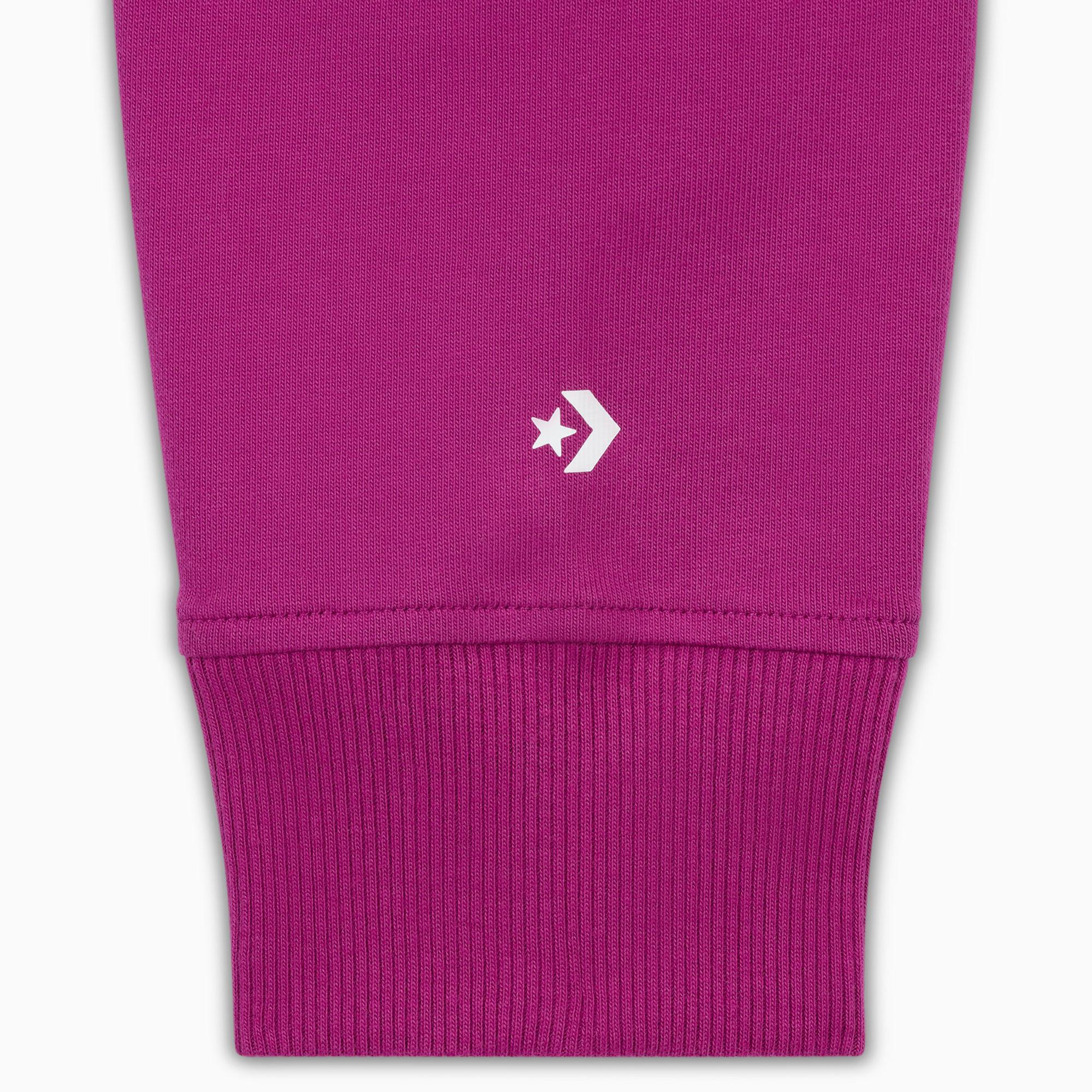 Converse Kadın Baskılı Mor Sweatshirt