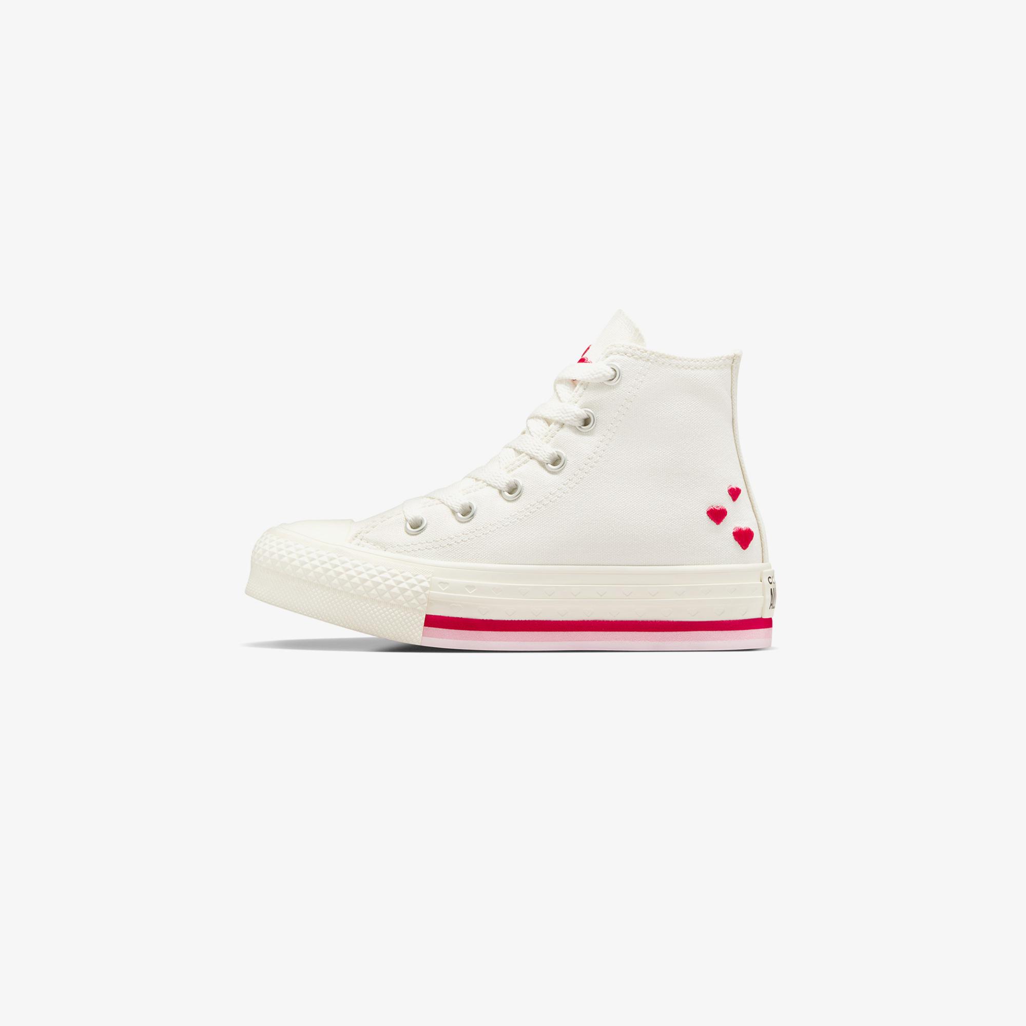 Converse Chuck Taylor All Star EVA Lift Çocuk Beyaz Platform Sneaker