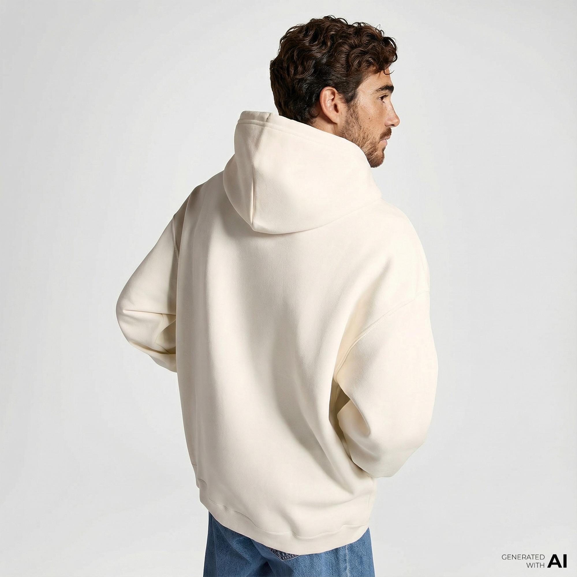 Converse Cons Erkek Krem Hoodie