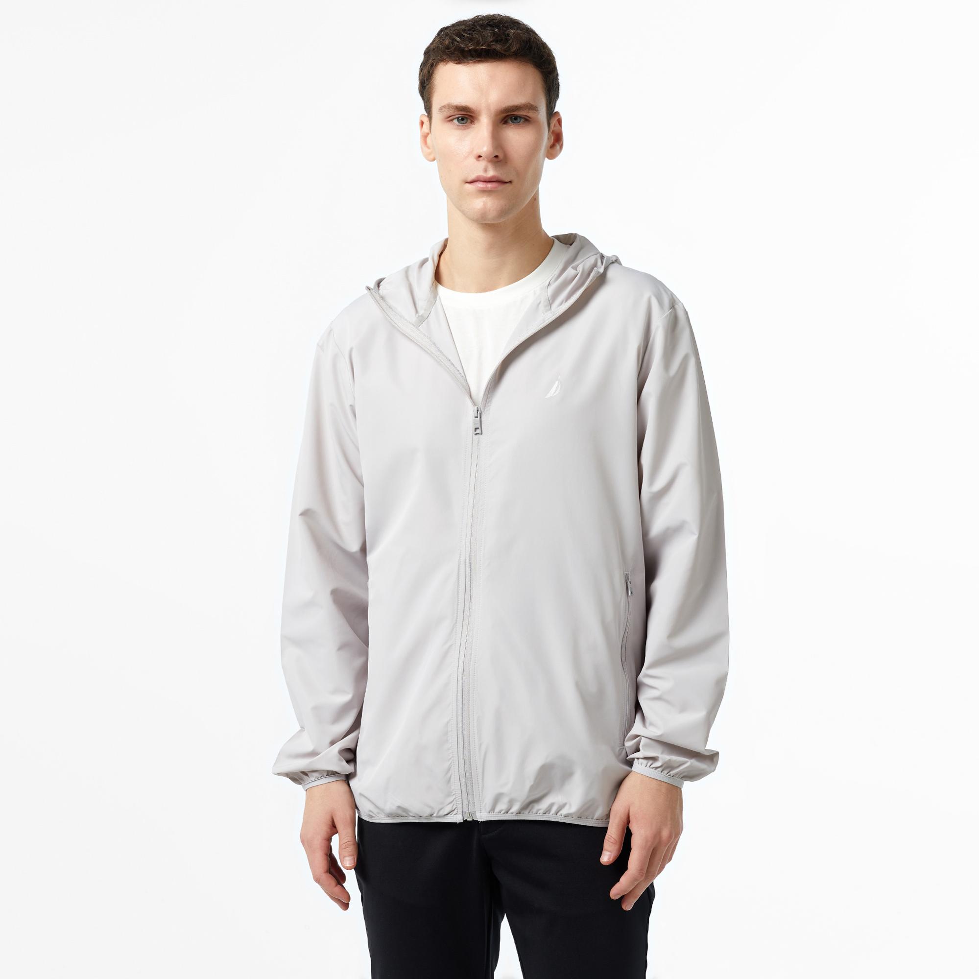 Nautica Erkek Gri Yağmurluk