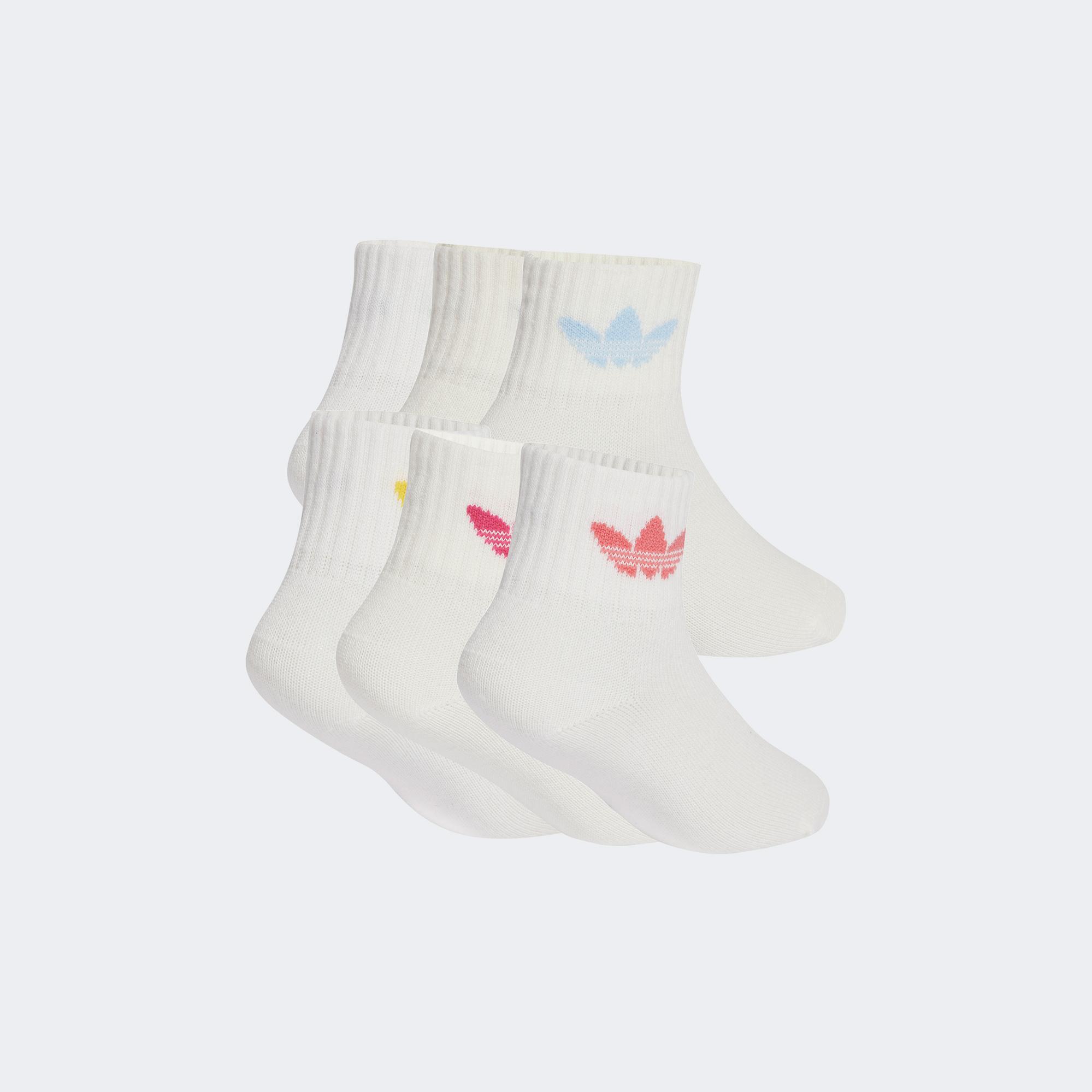 adidas Ankle Sock 6'lı Çocuk Beyaz Çorap