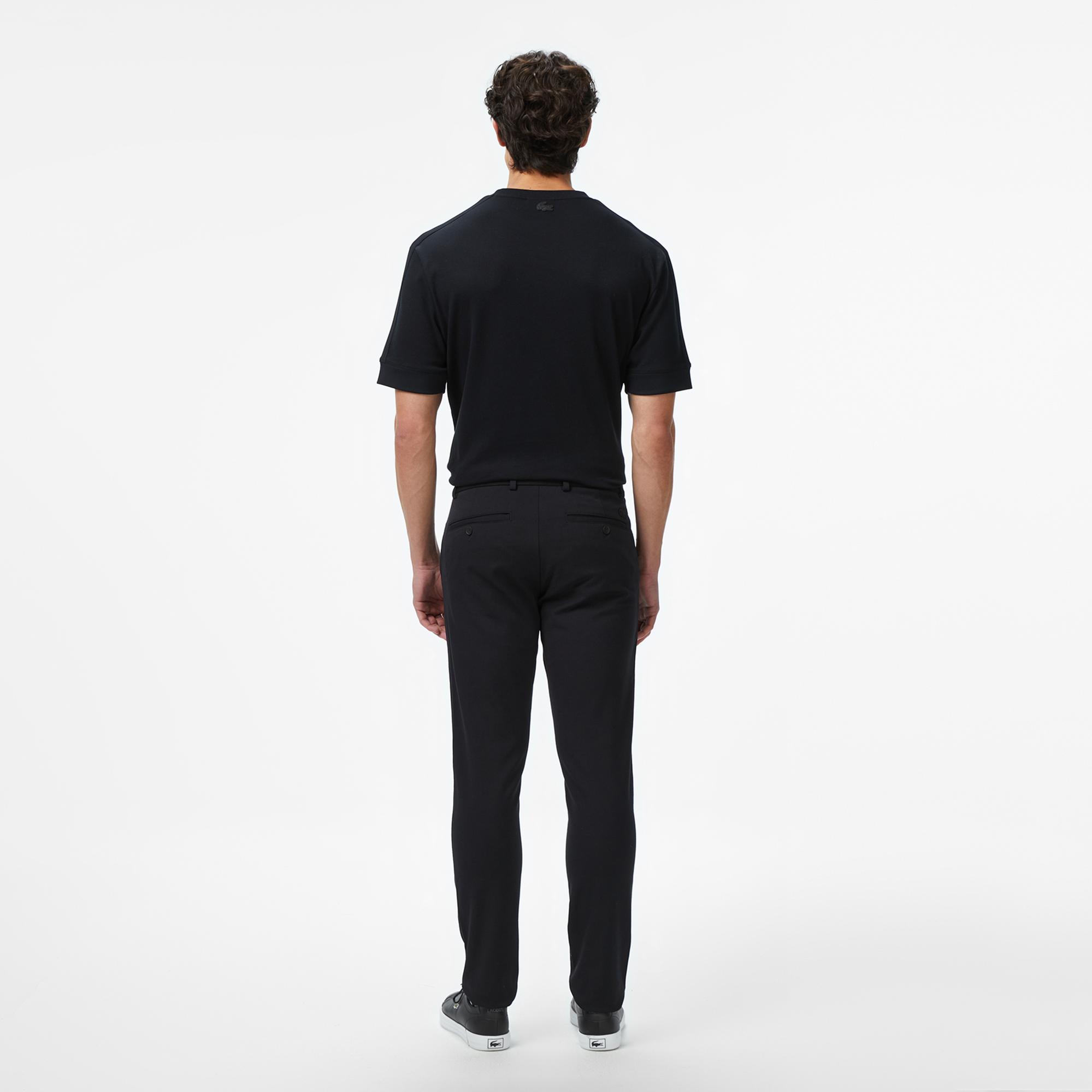 Lacoste Erkek Slim Fit Siyah Chino Pantolon
