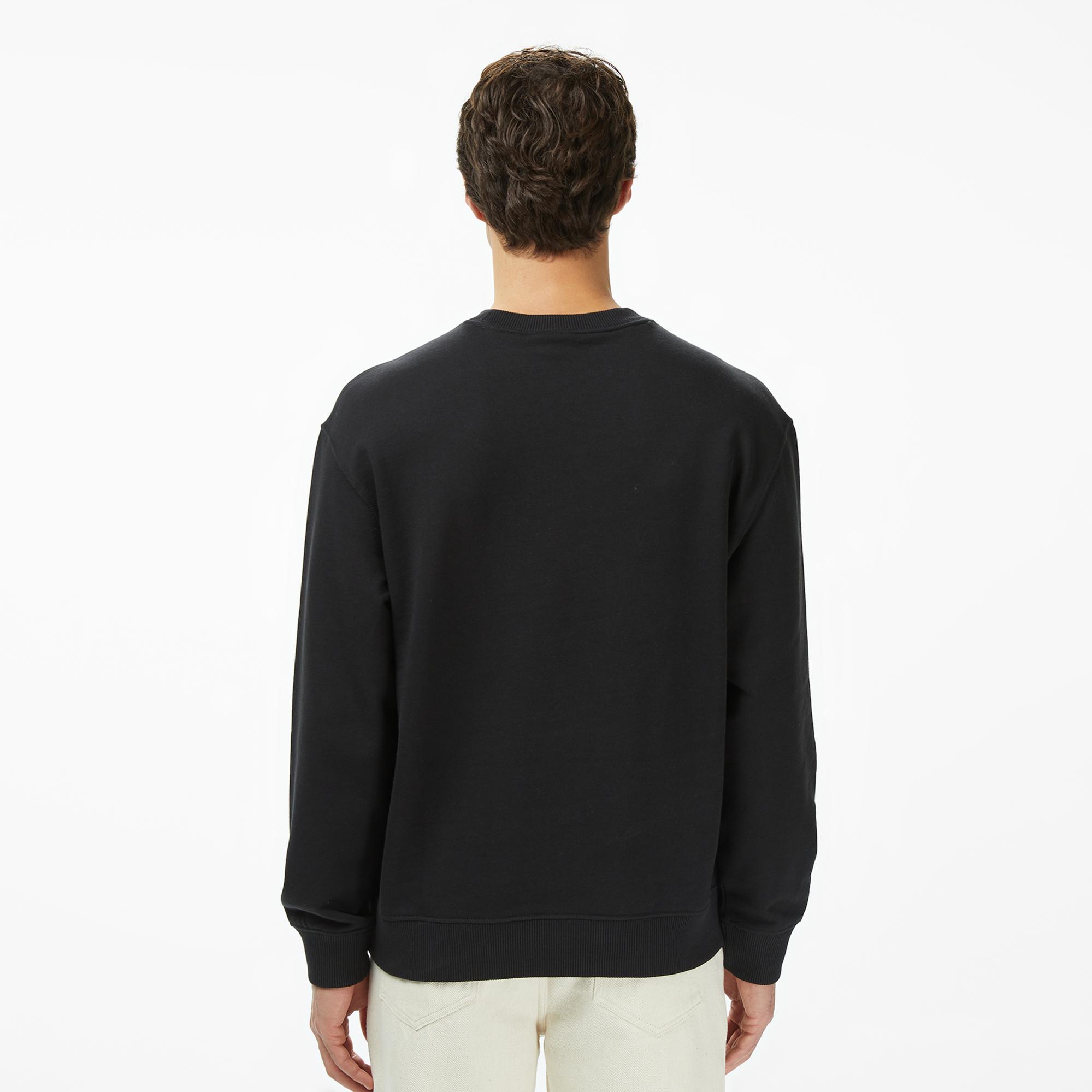 Calvin Klein Terry Monologo Erkek Siyah Sweatshirt